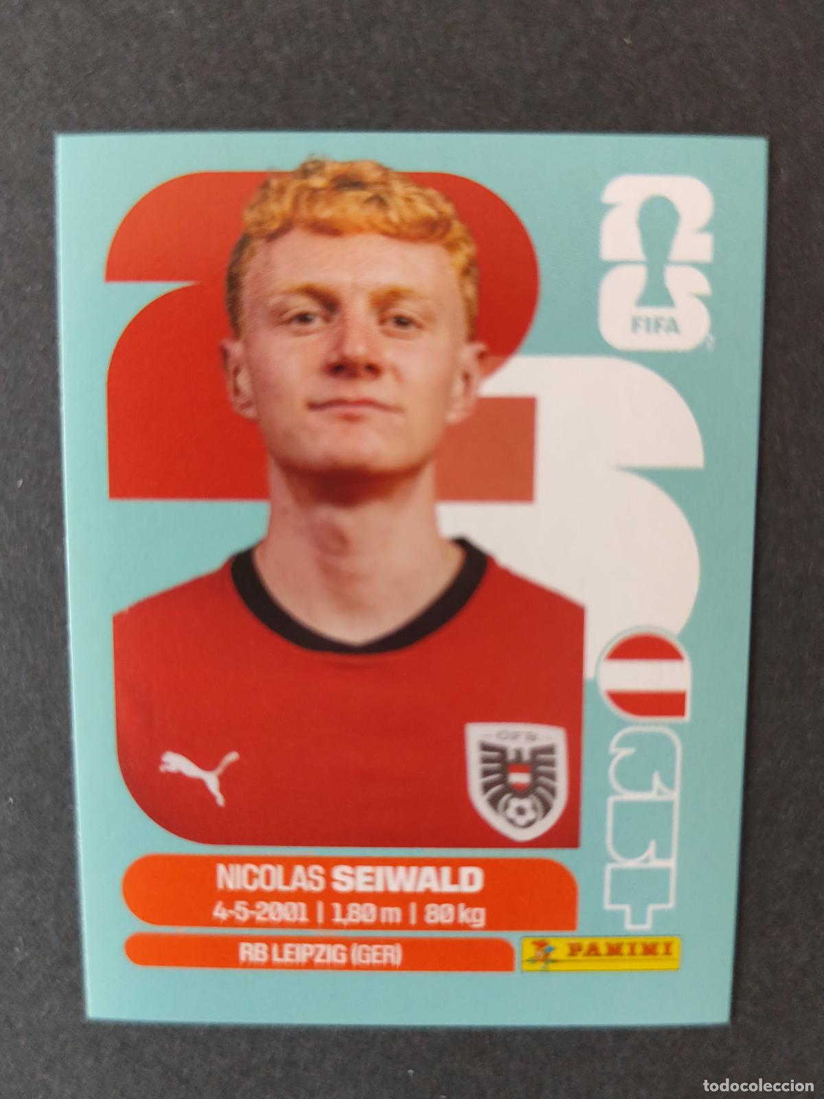 Cartes &agrave; collectionner de Football: AUT15 NICOLAS SEIWALD 15 AUSTRIA MUNDIAL FIFA WORLD CUP 2026 STICKER PANINI SIN PEGAR