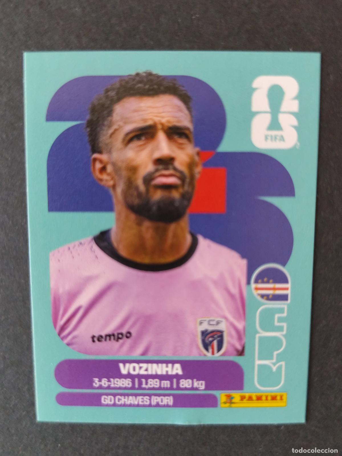 Cartes &agrave; collectionner de Football: CPV2 VOZINHA 2 CABO VERDE MUNDIAL FIFA WORLD CUP 2026 STICKER PANINI SIN PEGAR