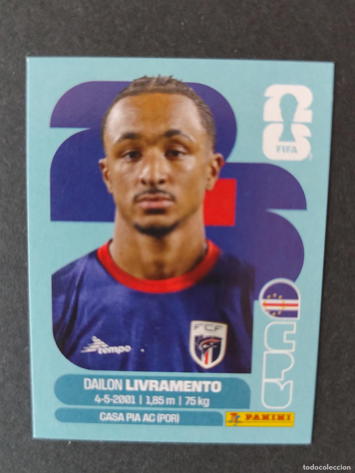 Cartes &agrave; collectionner de Football: CPV18 DAILON LIVRAMENTO 18 CABO VERDE MUNDIAL FIFA WORLD CUP 2026 STICKER PANINI SIN PEGAR