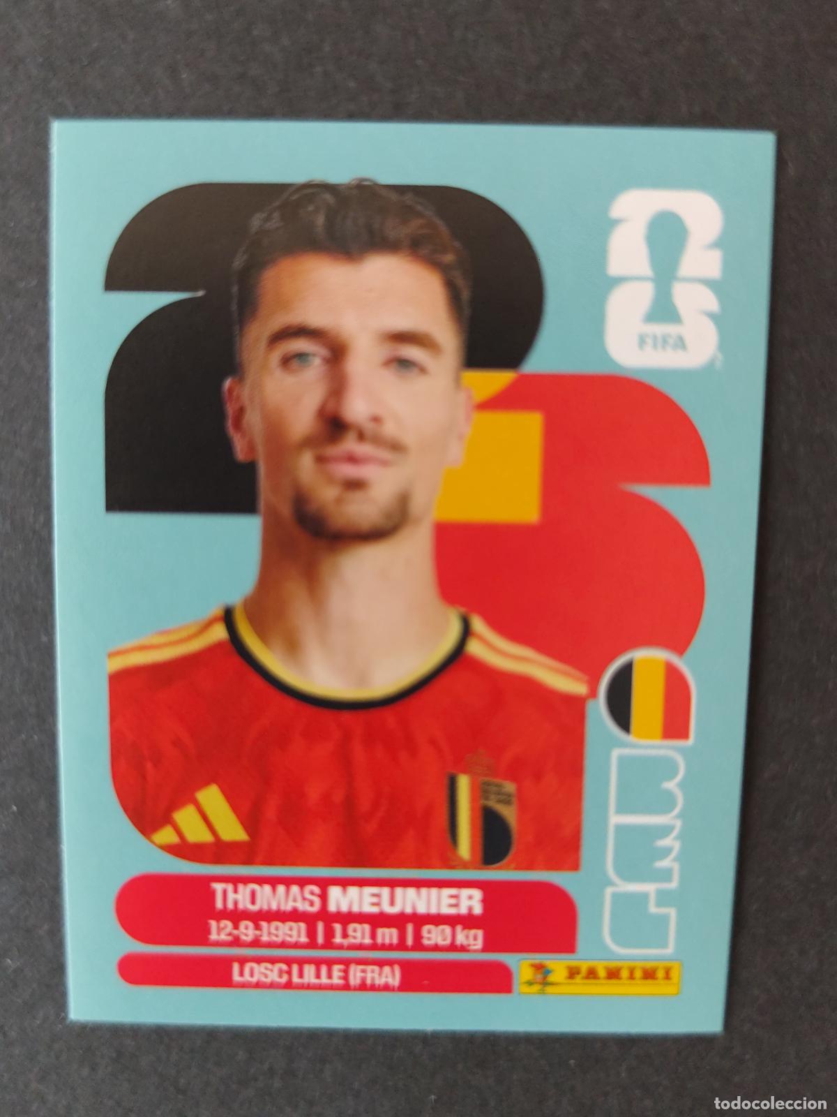 Figurine di Calcio: BEL8 THOMAS MEUNIER 8 B&Eacute;LGICA MUNDIAL FIFA WORLD CUP 2026 STICKER PANINI SIN PEGAR