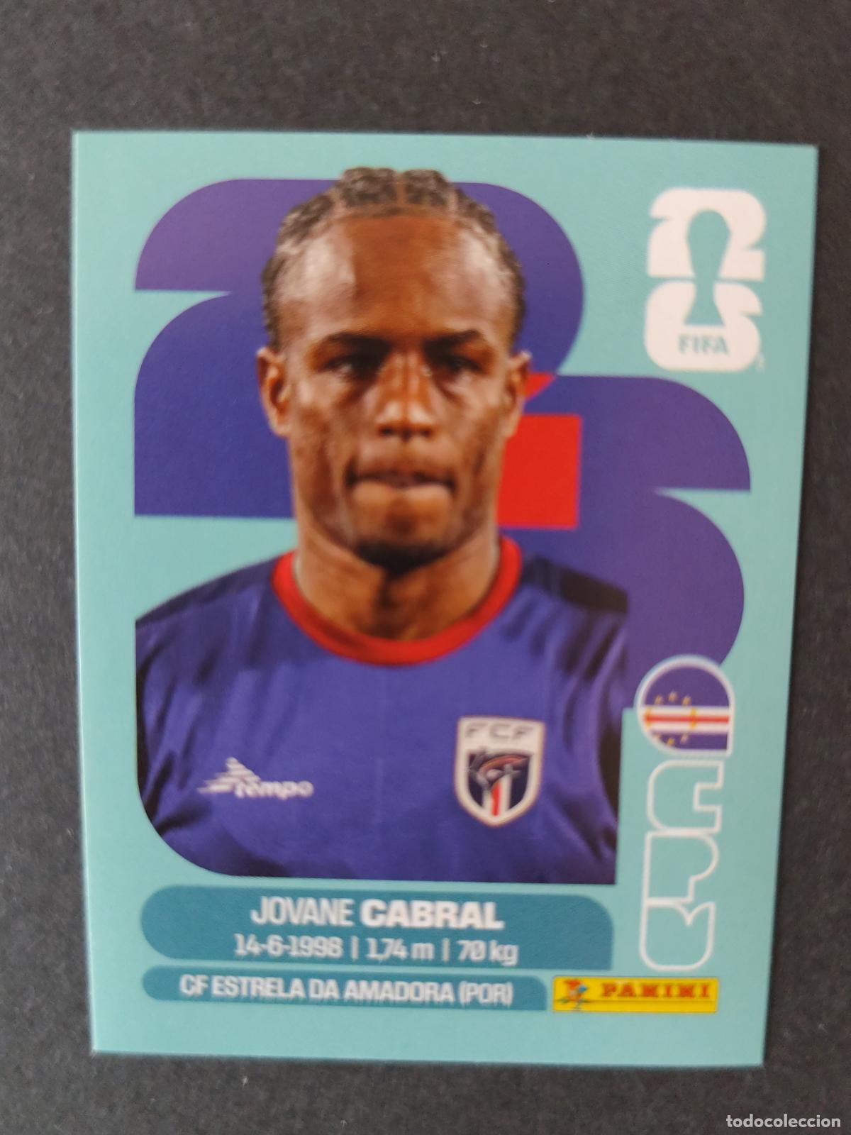 Figurine di Calcio: CPV16 JOVANE CABRAL 16 CABO VERDE MUNDIAL FIFA WORLD CUP 2026 STICKER PANINI SIN PEGAR