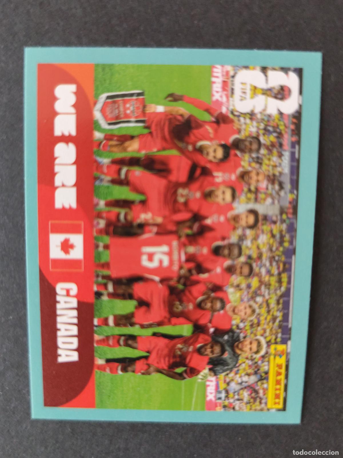 Figurine di Calcio: CAN13 TEAM PHOTO EQUIPO 13 CANAD&Aacute; MUNDIAL FIFA WORLD CUP 2026 STICKER PANINI SIN PEGAR