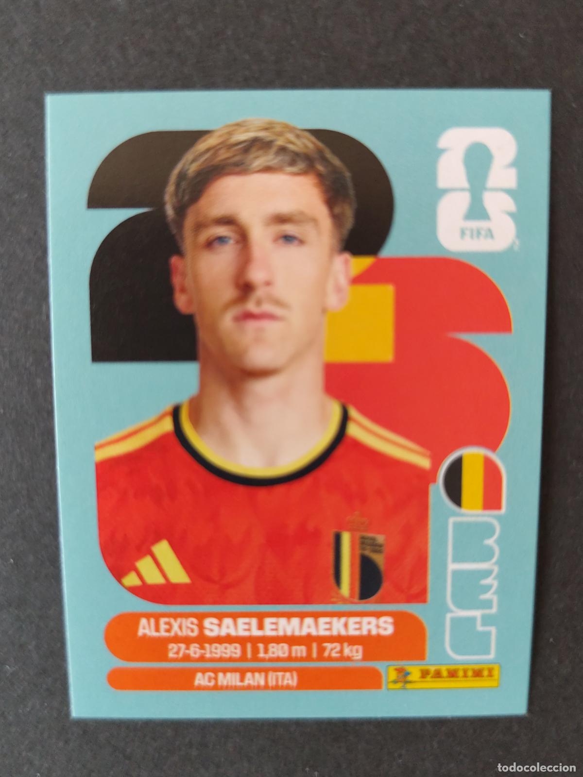 Figurine di Calcio: BEL12 ALEXIS SAELEMAEKERS 12 B&Eacute;LGICA MUNDIAL FIFA WORLD CUP 2026 STICKER PANINI SIN PEGAR