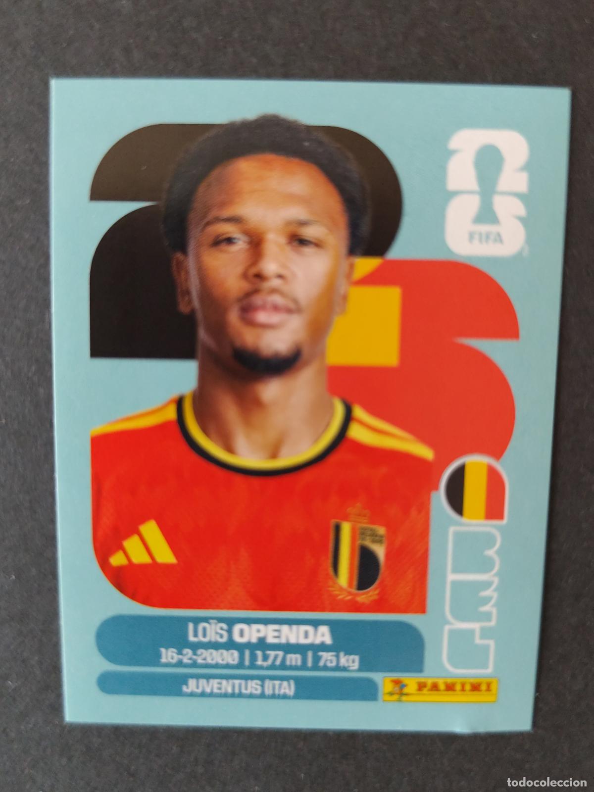 Figurine di Calcio: BEL19 LO&Iuml;S OPENDA 19 B&Eacute;LGICA MUNDIAL FIFA WORLD CUP 2026 STICKER PANINI SIN PEGAR