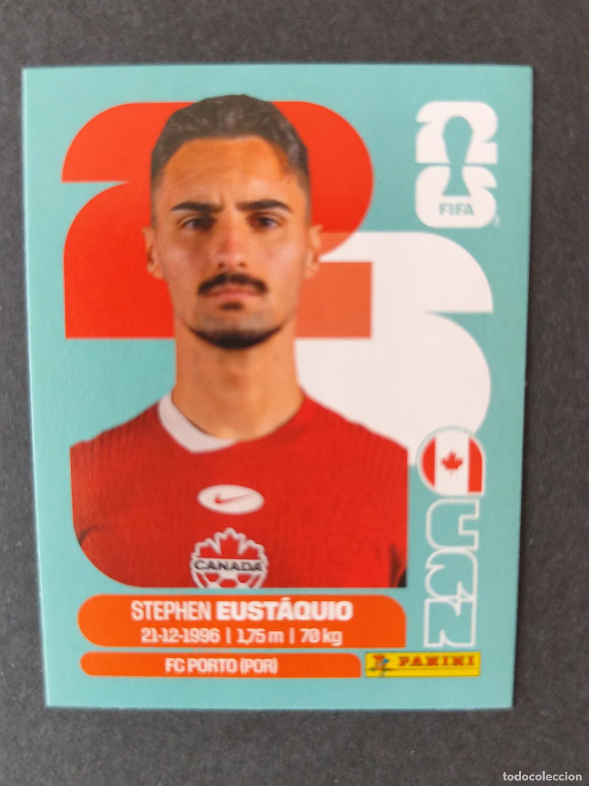 Figurine di Calcio: CAN10 STEPHEN EUST&Aacute;QUIO 10 CANAD&Aacute; MUNDIAL FIFA WORLD CUP 2026 STICKER PANINI SIN PEGAR
