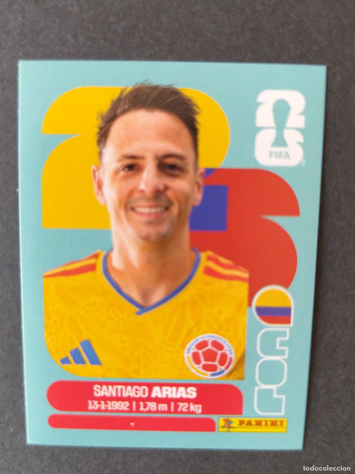 Figurine di Calcio: COL9 SANTIAGO ARIAS 9 COLOMBIA MUNDIAL FIFA WORLD CUP 2026 STICKER PANINI SIN PEGAR