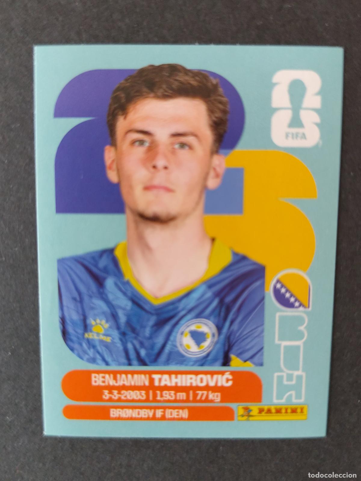 Cromos de F&uacute;tbol: BIH9 BENJAMIN TAHIROVIĆ 9 BOSNIA HERZEGOVINA MUNDIAL FIFA WORLD CUP 2026 STICKER PANINI SIN PEGAR