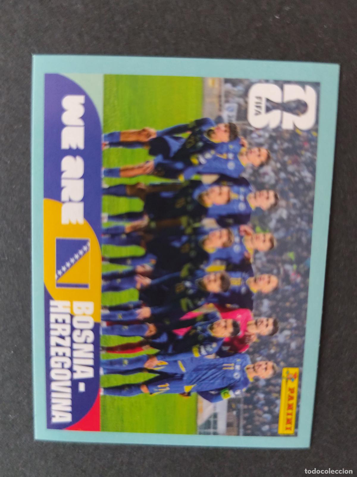 Football Stickers: BIH13 TEAM PHOTO EQUIPO 13 BOSNIA HERZEGOVINA MUNDIAL FIFA WORLD CUP 2026 STICKER PANINI SIN PEGAR