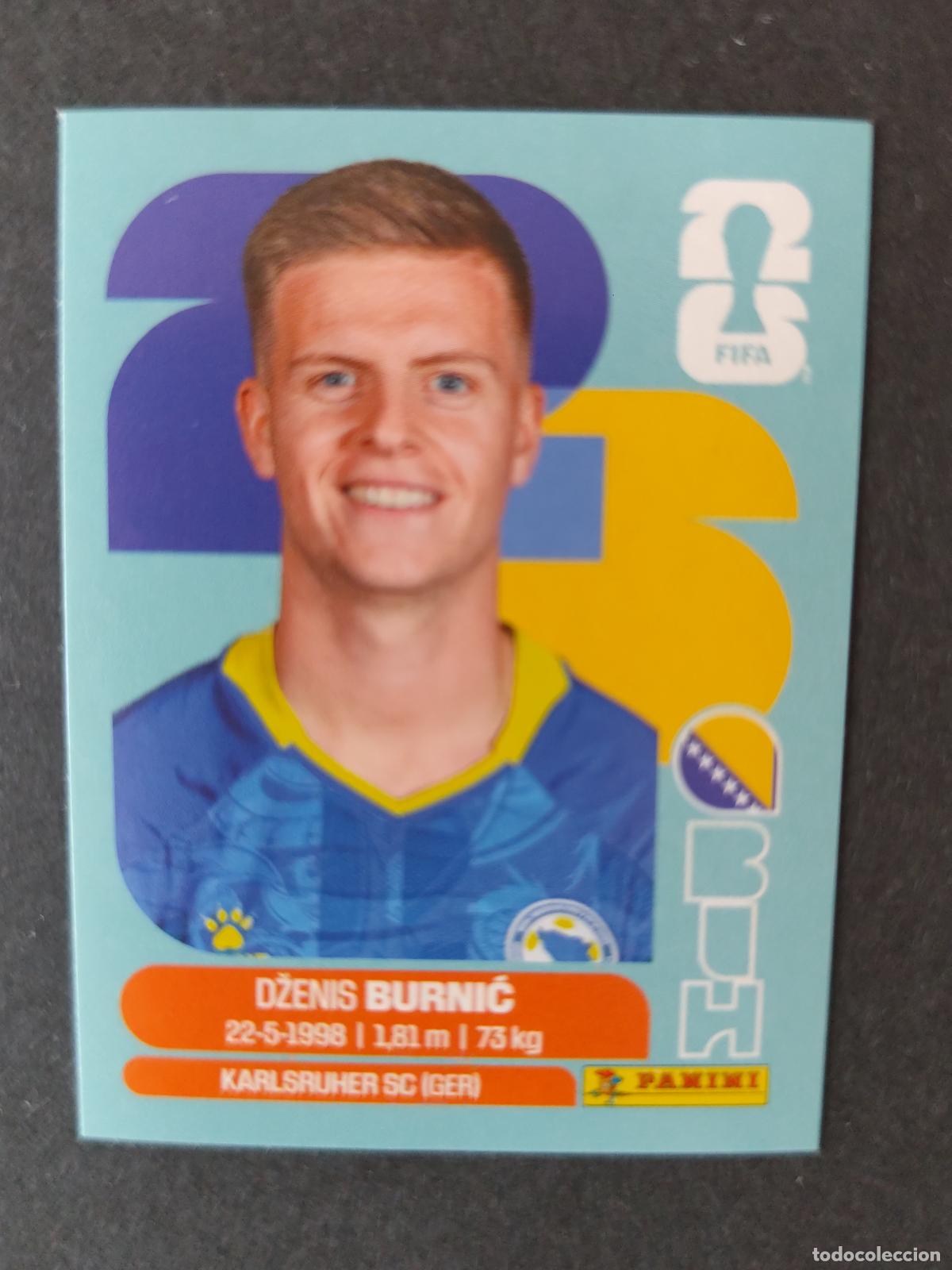Football Stickers: BIH14 DŽENIS BURNIĆ 14 BOSNIA HERZEGOVINA MUNDIAL FIFA WORLD CUP 2026 STICKER PANINI SIN PEGAR