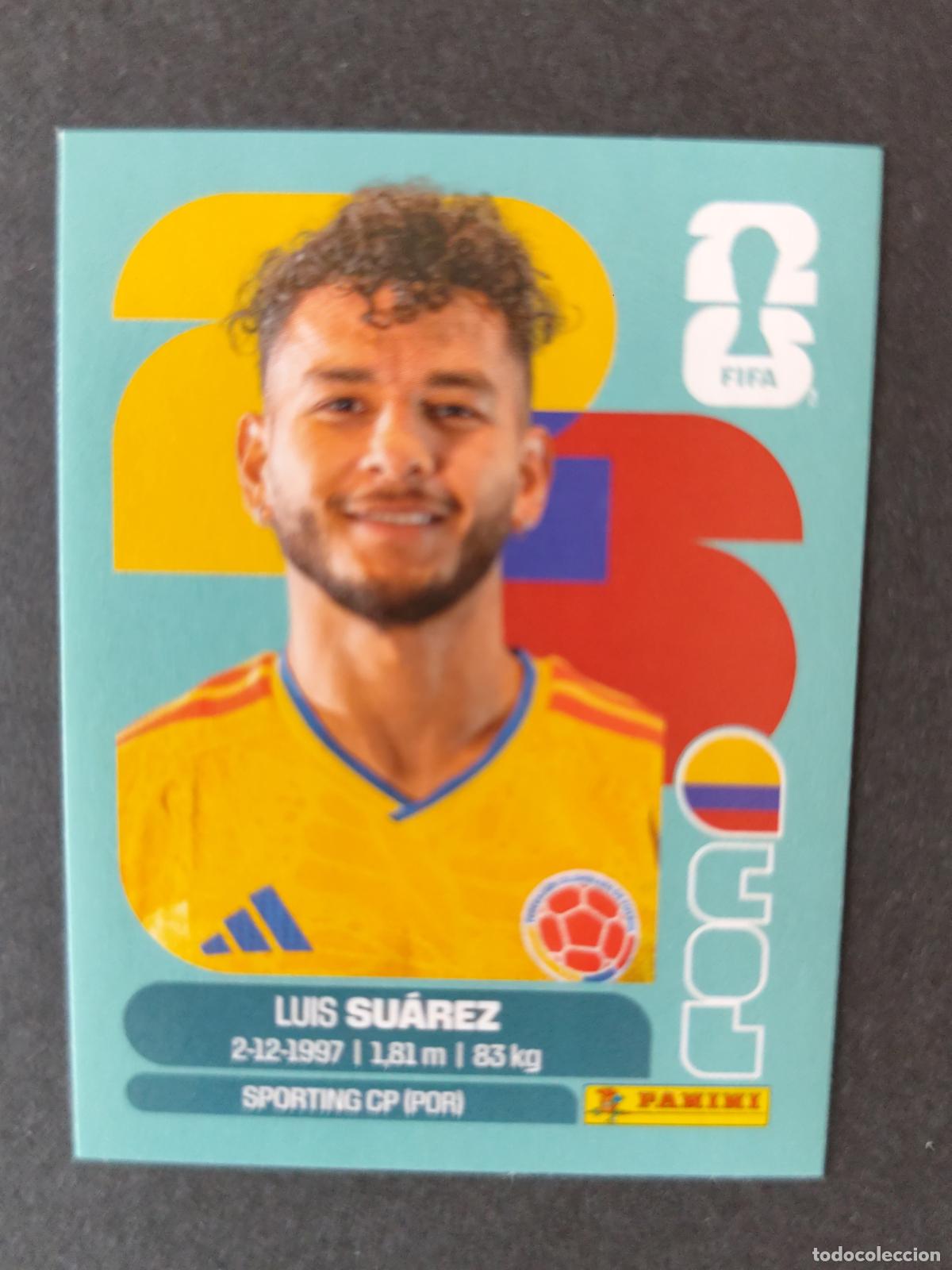 Football Stickers: COL19 LUIS SU&Aacute;REZ 19 COLOMBIA MUNDIAL FIFA WORLD CUP 2026 STICKER PANINI SIN PEGAR