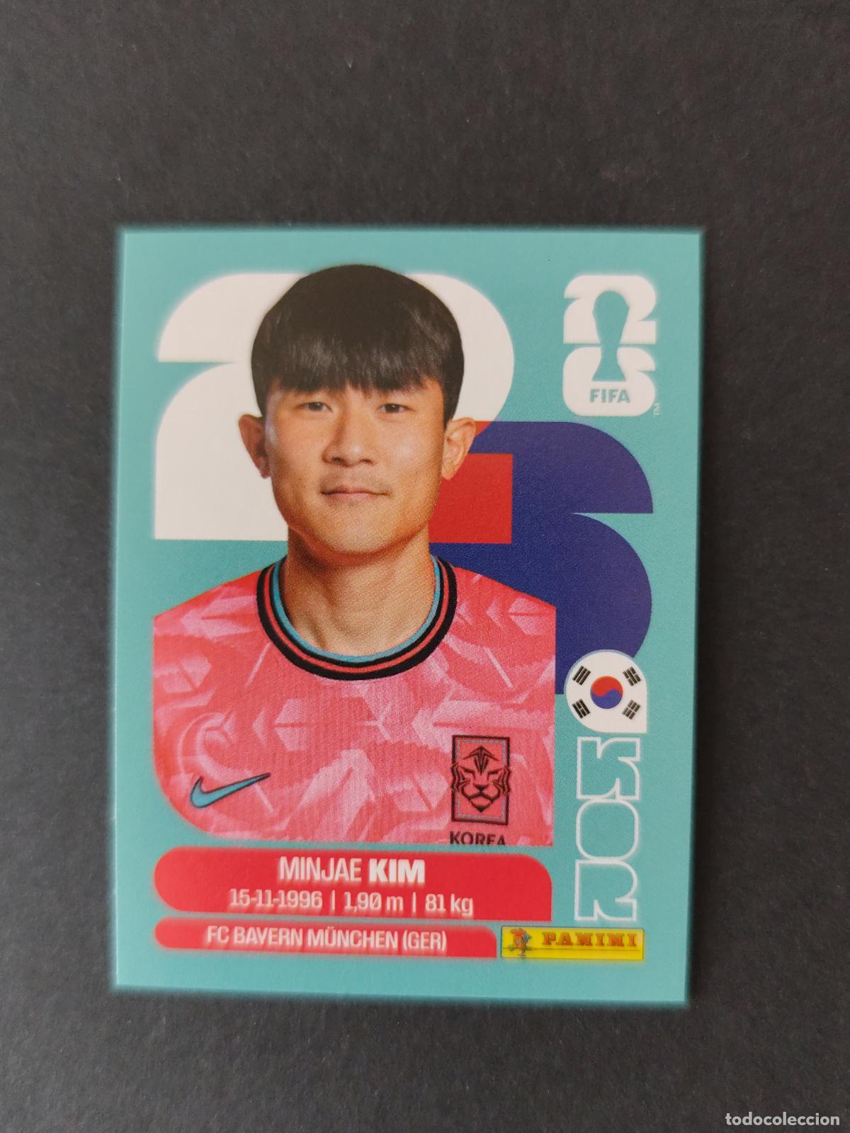 Football Stickers: KOR4 MIN-JAE KIM 4 COREA DEL SUR MUNDIAL FIFA WORLD CUP 2026 STICKER PANINI SIN PEGAR