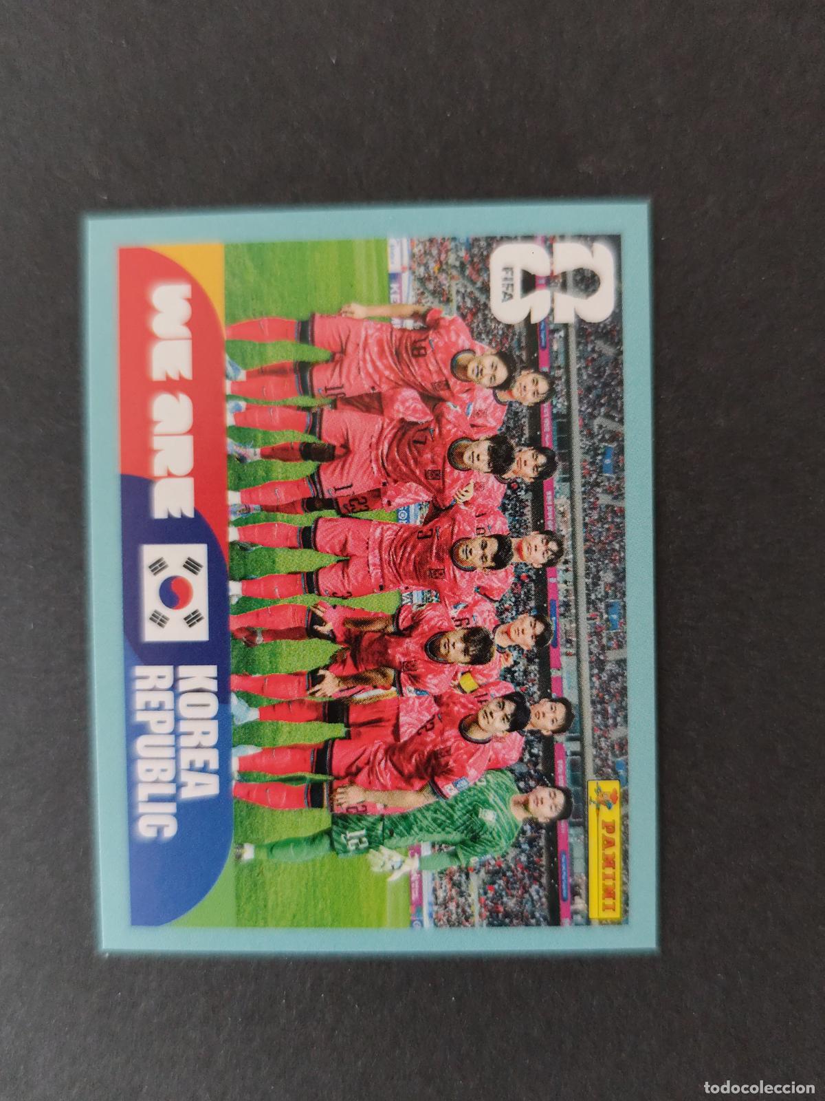 Football Stickers: KOR13 TEAM PHOTO EQUIPO 13 COREA DEL SUR MUNDIAL FIFA WORLD CUP 2026 STICKER PANINI SIN PEGAR