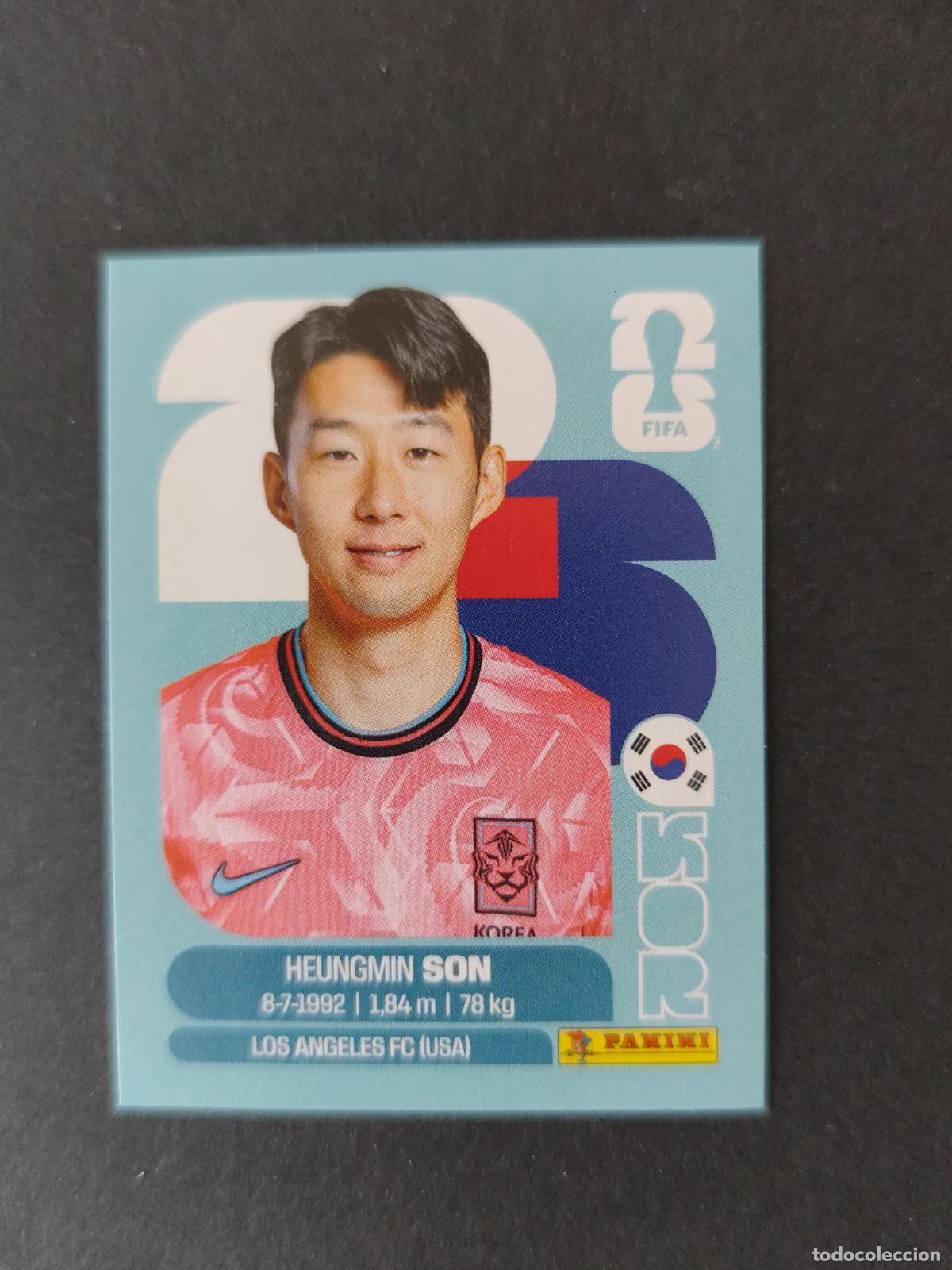 Football Stickers: KOR18 HEUNG-MIN SON 18 COREA DEL SUR MUNDIAL FIFA WORLD CUP 2026 STICKER PANINI SIN PEGAR