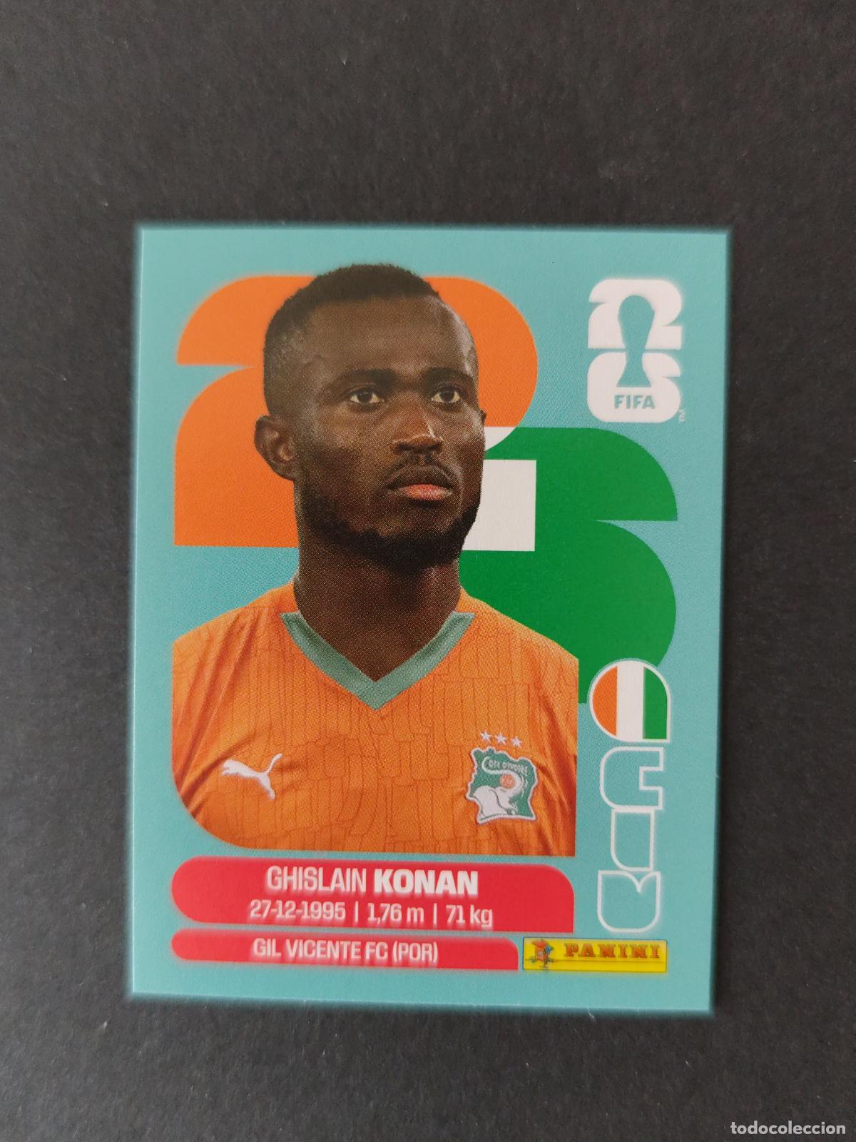 Football Stickers: CIV3 GHISLAIN KONAN 3 COSTA DE MARFIL MUNDIAL FIFA WORLD CUP 2026 STICKER PANINI SIN PEGAR