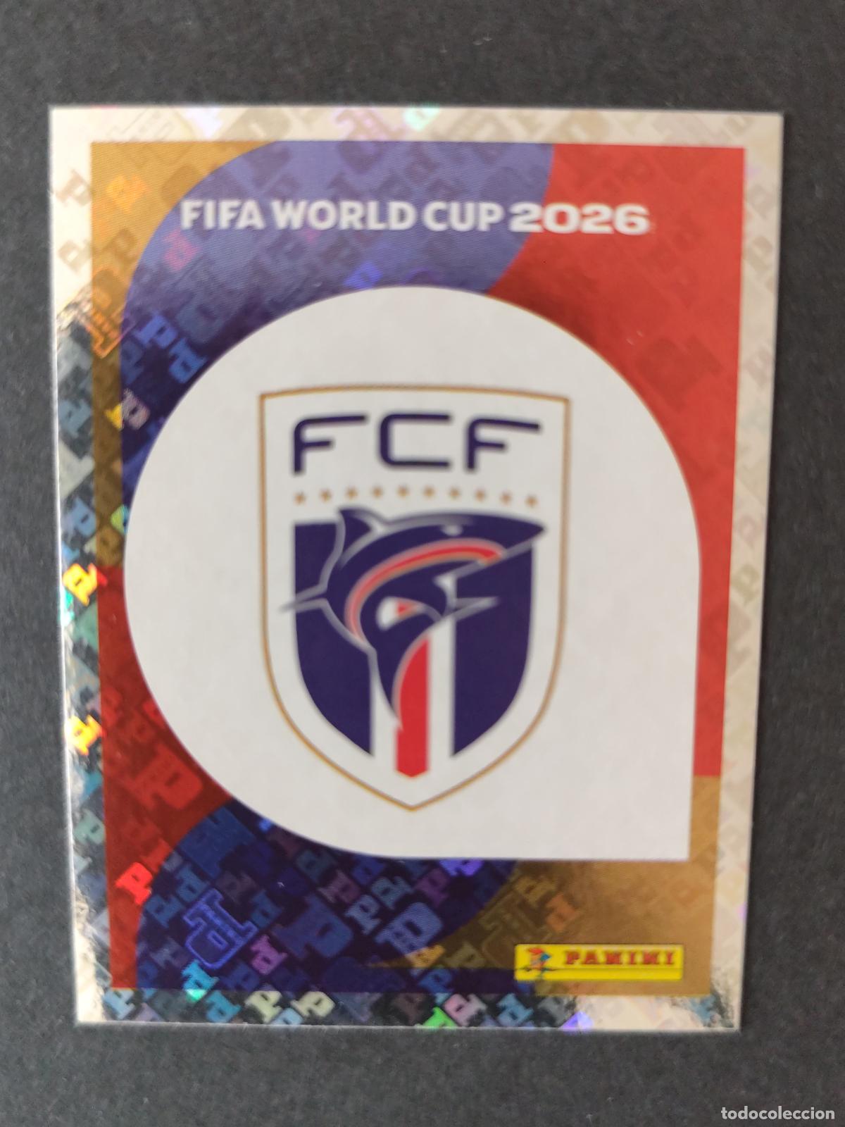 Cartes &agrave; collectionner de Football: CPV1 EMBLEM ESCUDO 1 CABO VERDE MUNDIAL FIFA WORLD CUP 2026 STICKER PANINI SIN PEGAR
