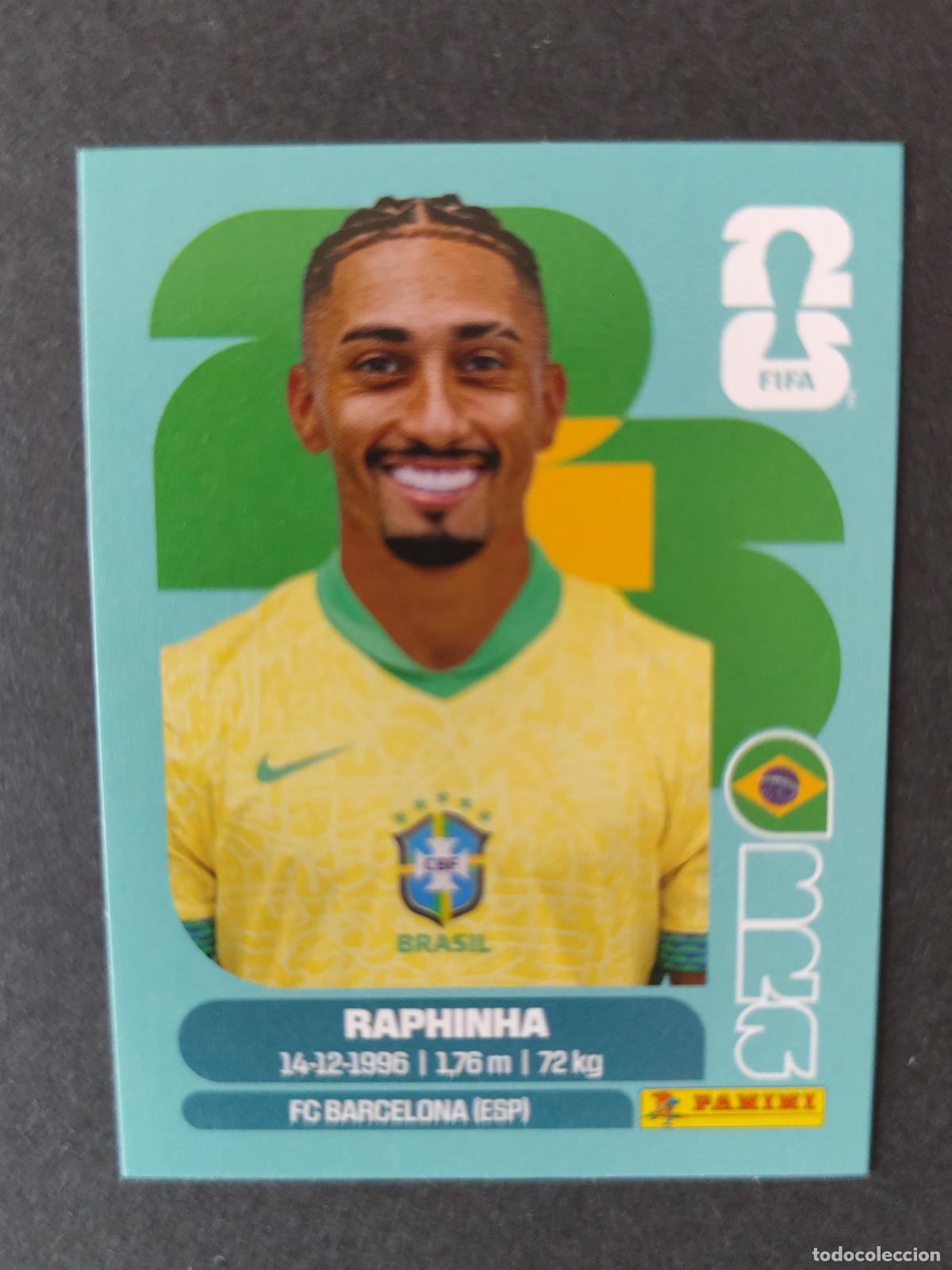 Cartes &agrave; collectionner de Football: BRA19 RAPHINHA 19 BRASIL MUNDIAL FIFA WORLD CUP 2026 STICKER PANINI SIN PEGAR