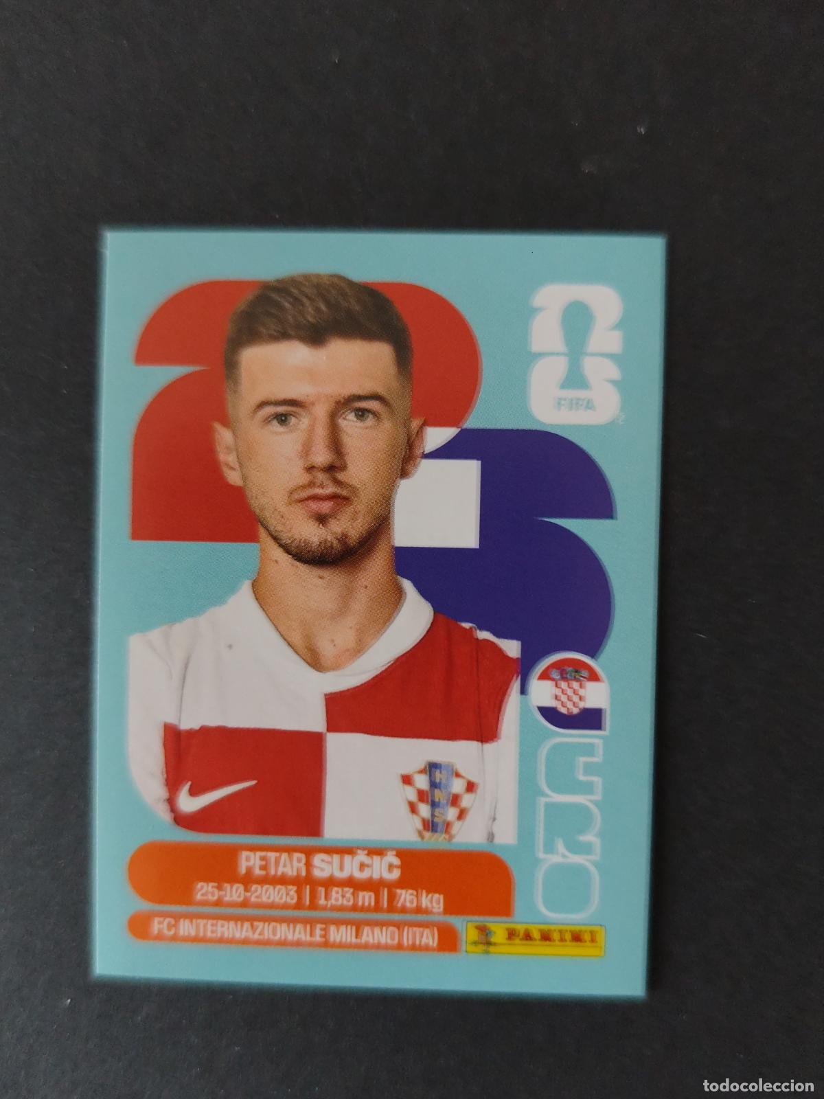 Cartes &agrave; collectionner de Football: CRO15 PETAR SUČIĆ 15 CROACIA MUNDIAL FIFA WORLD CUP 2026 STICKER PANINI SIN PEGAR