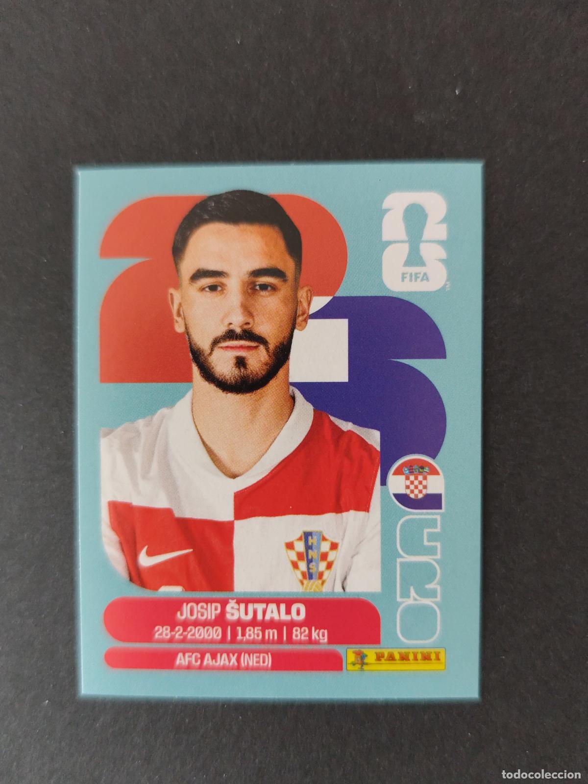 Cartes &agrave; collectionner de Football: CRO7 JOSIP &Scaron;UTALO 7 CROACIA MUNDIAL FIFA WORLD CUP 2026 STICKER PANINI SIN PEGAR