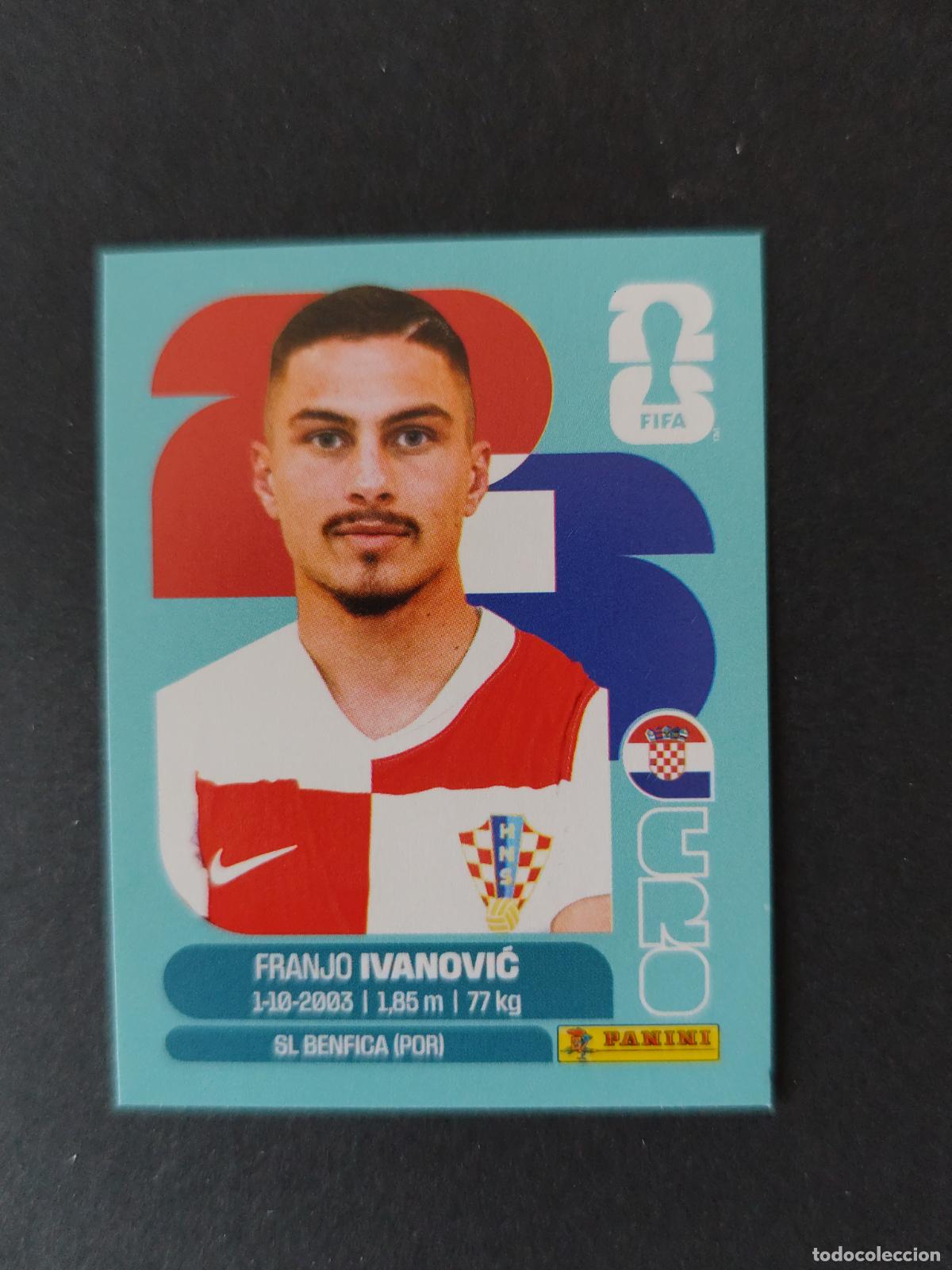 Cartes &agrave; collectionner de Football: CRO20 FRANJO IVANOVIĆ 20 CROACIA MUNDIAL FIFA WORLD CUP 2026 STICKER PANINI SIN PEGAR
