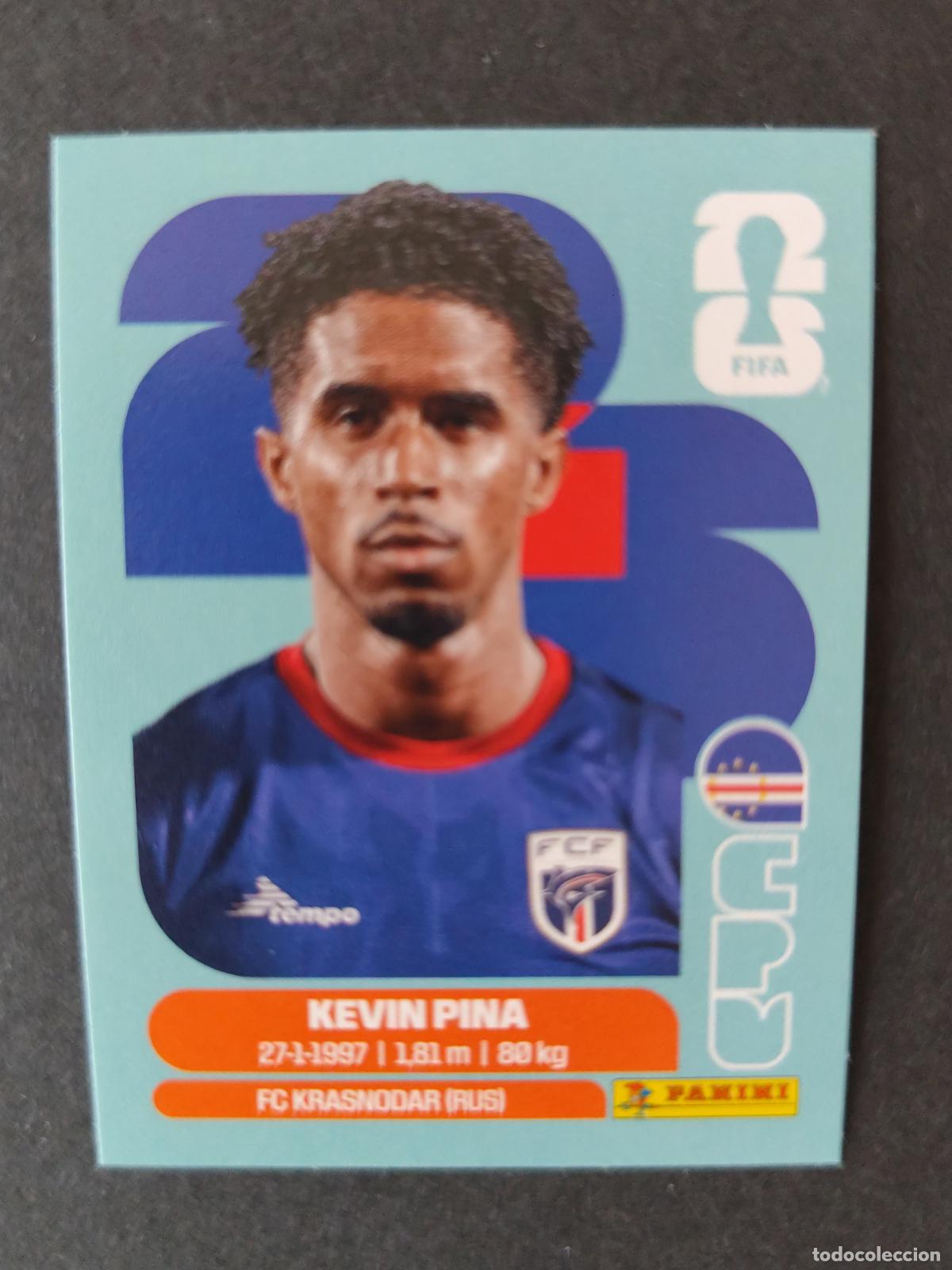 Cartes &agrave; collectionner de Football: CPV10 KEVIN PINA 10 CABO VERDE MUNDIAL FIFA WORLD CUP 2026 STICKER PANINI SIN PEGAR