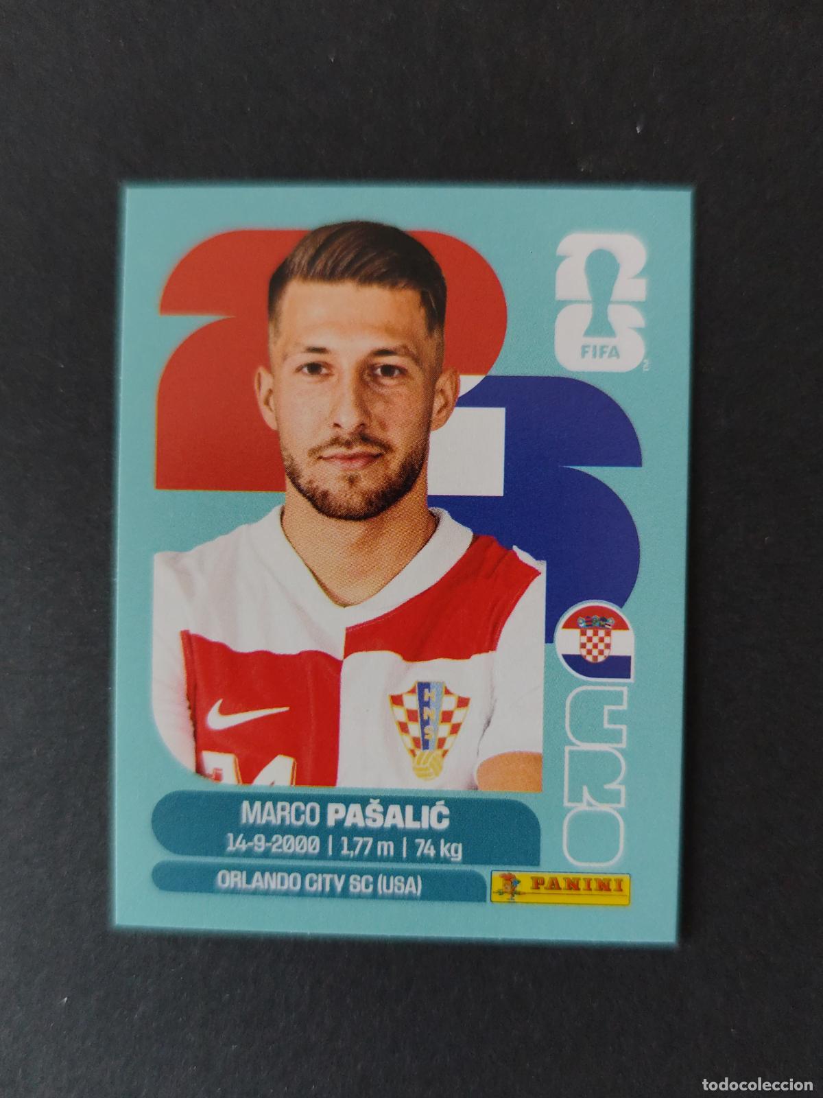Cartes &agrave; collectionner de Football: CRO17 MARCO PA&Scaron;ALIĆ 17 CROACIA MUNDIAL FIFA WORLD CUP 2026 STICKER PANINI SIN PEGAR