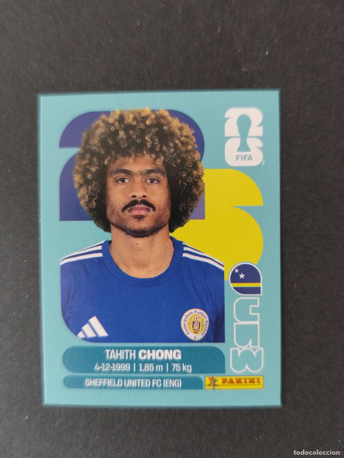 Cartes &agrave; collectionner de Football: CUW14 TAHITH CHONG 14 CURAZAO CURA&Ccedil;AO MUNDIAL FIFA WORLD CUP 2026 STICKER PANINI SIN PEGAR