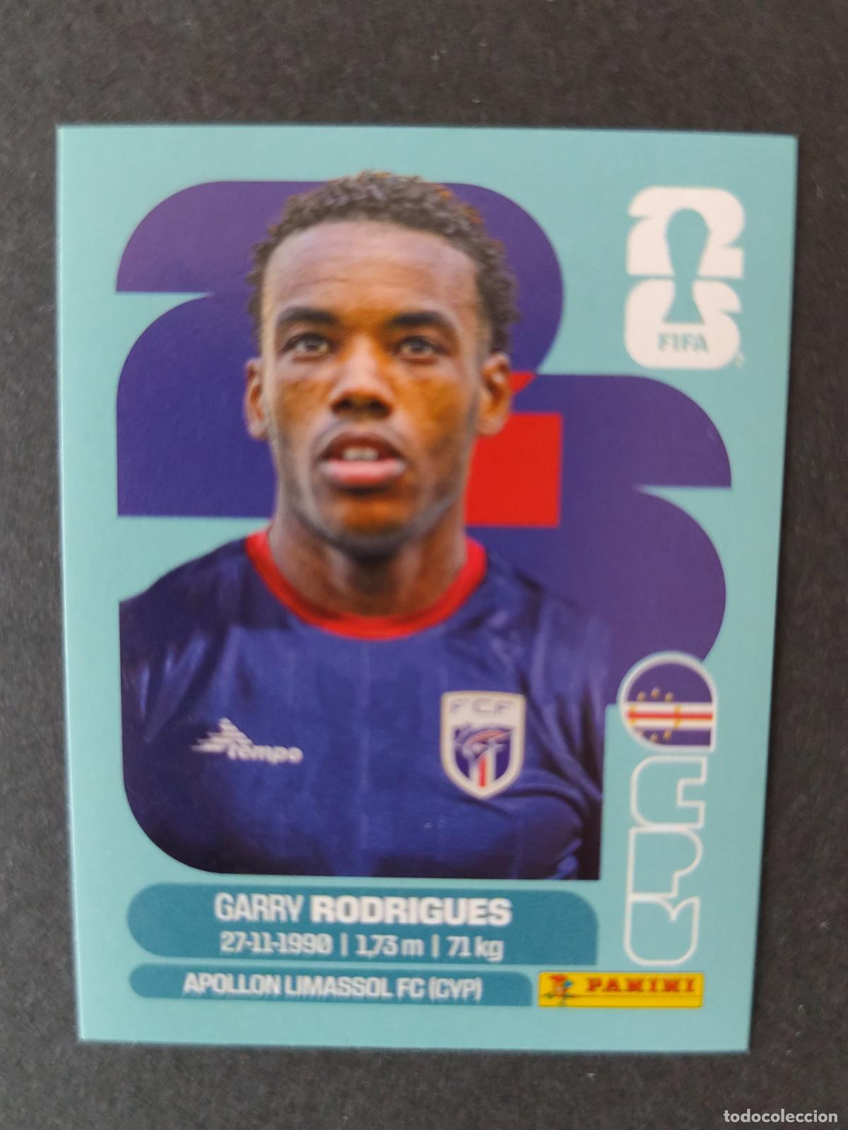 Cromos de Futebol: CPV15 GARRY RODRIGUES 15 CABO VERDE MUNDIAL FIFA WORLD CUP 2026 STICKER PANINI SIN PEGAR
