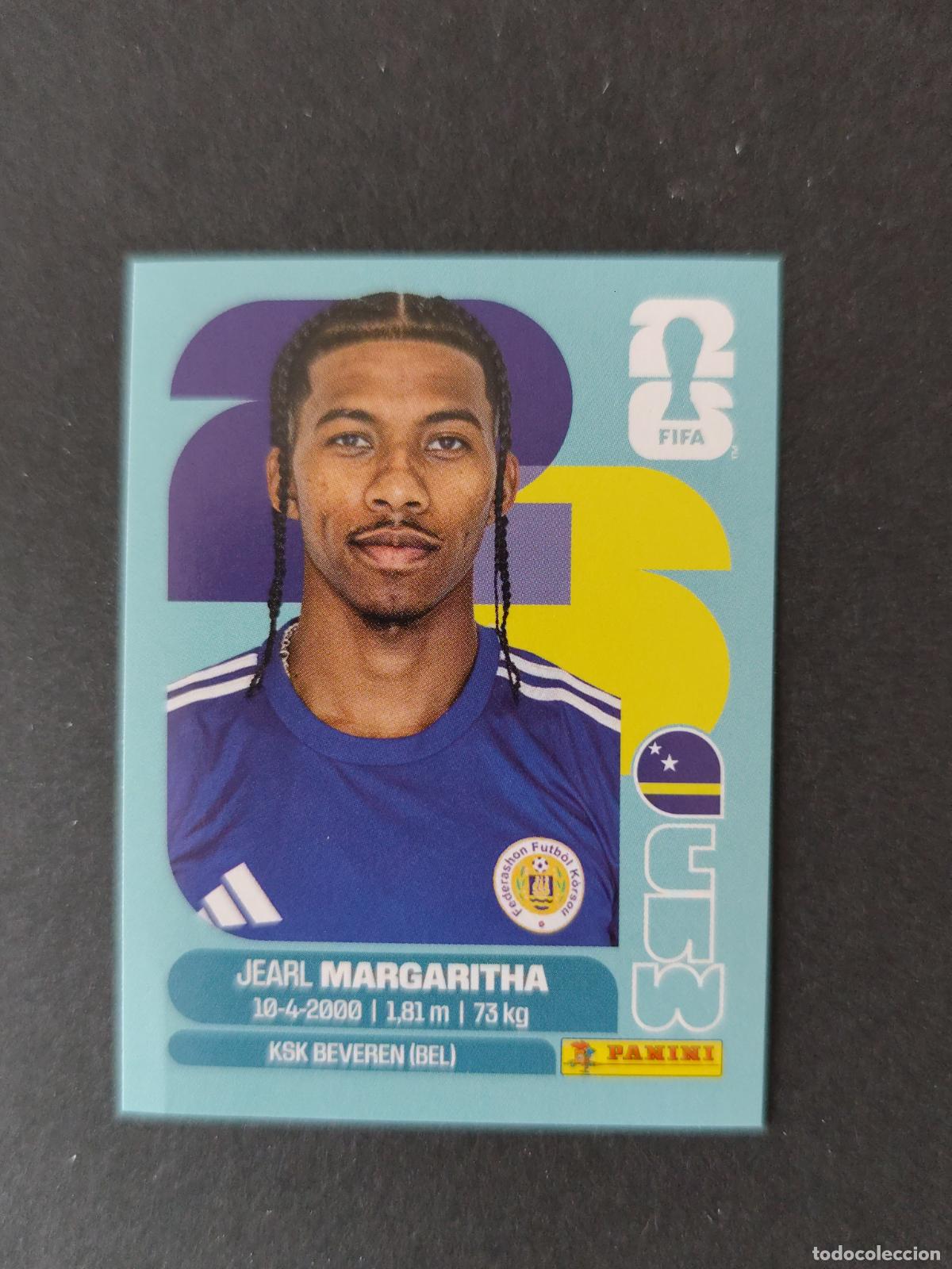 Cromos de Futebol: CUW16 JEARL MARGARITHA 16 CURAZAO CURA&Ccedil;AO MUNDIAL FIFA WORLD CUP 2026 STICKER PANINI SIN PEGAR