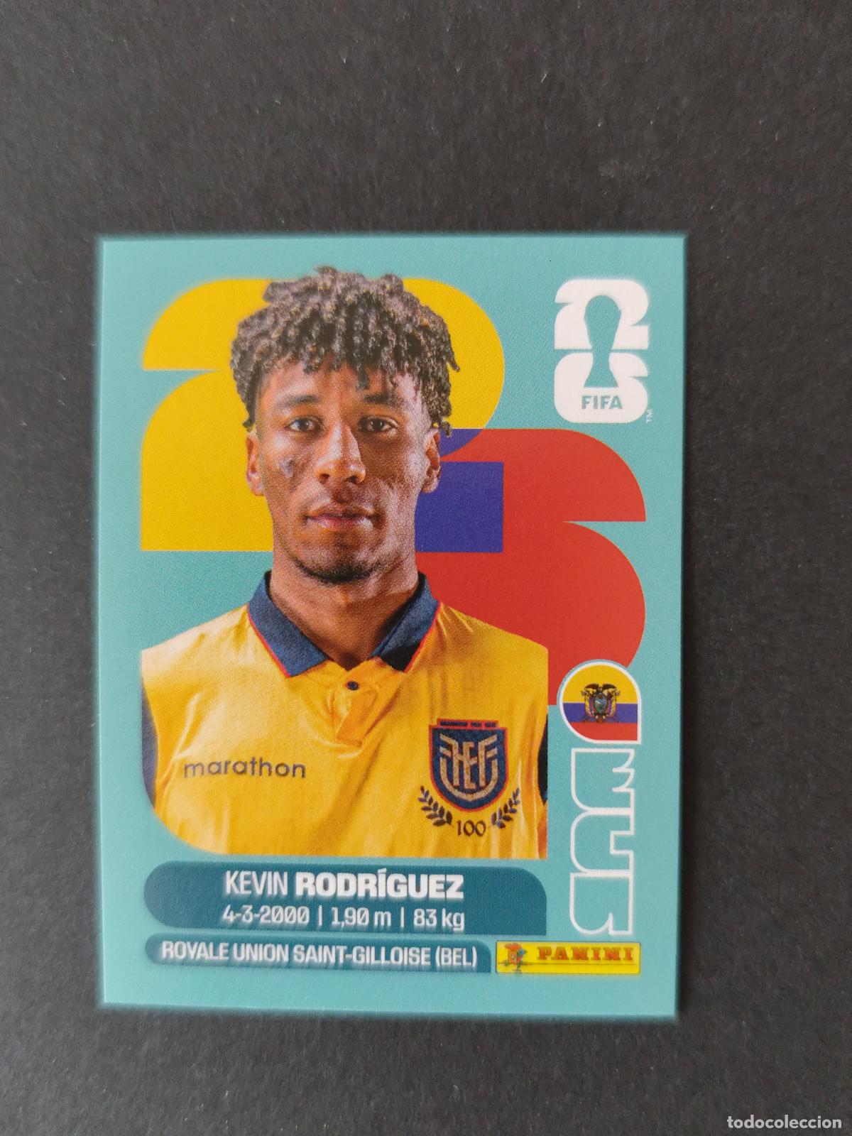 Fu&szlig;ball-Sticker: ECU19 KEVIN RODR&Iacute;GUEZ 19 ECUADOR MUNDIAL FIFA WORLD CUP 2026 STICKER PANINI SIN PEGAR