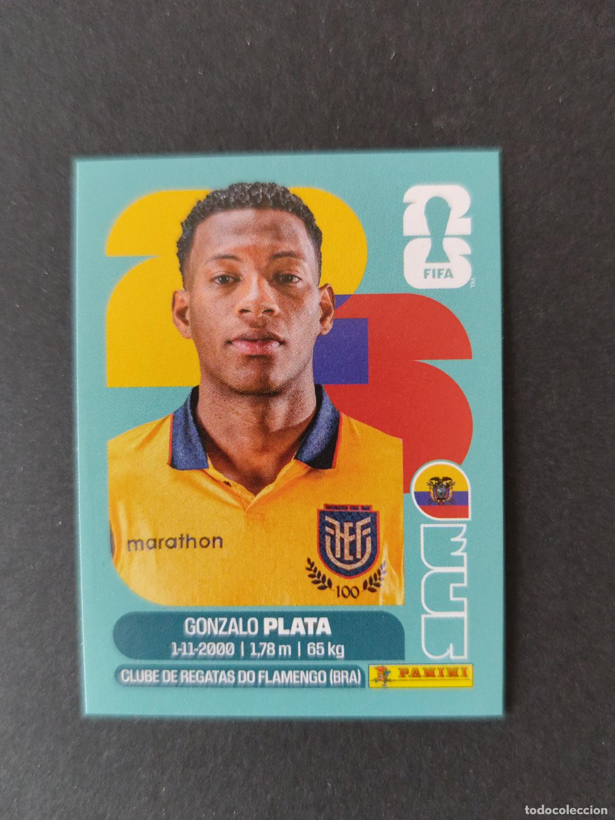 Figurine di Calcio: ECU16 GONZALO PLATA 16 ECUADOR MUNDIAL FIFA WORLD CUP 2026 STICKER PANINI SIN PEGAR