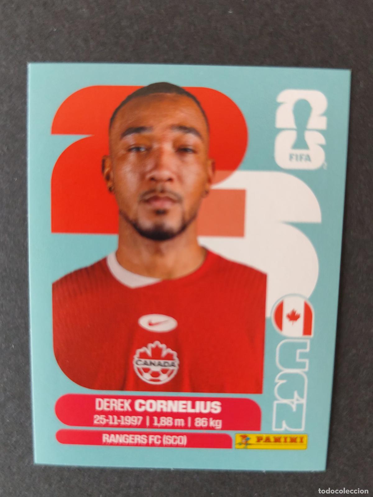 Figurine di Calcio: CAN7 DEREK CORNELIUS 7 CANAD&Aacute; MUNDIAL FIFA WORLD CUP 2026 STICKER PANINI SIN PEGAR