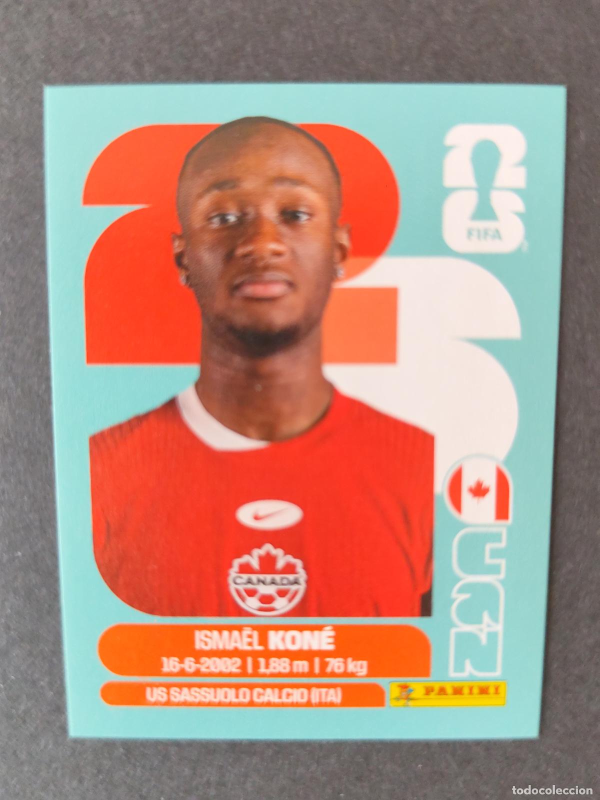 Figurine di Calcio: CAN11 ISMA&Euml;L KON&Eacute; 11 CANAD&Aacute; MUNDIAL FIFA WORLD CUP 2026 STICKER PANINI SIN PEGAR