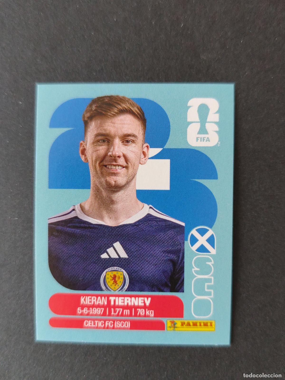 Figurine di Calcio: SCO4 KIERAN TIERNEY 4 ESCOCIA MUNDIAL FIFA WORLD CUP 2026 STICKER PANINI SIN PEGAR