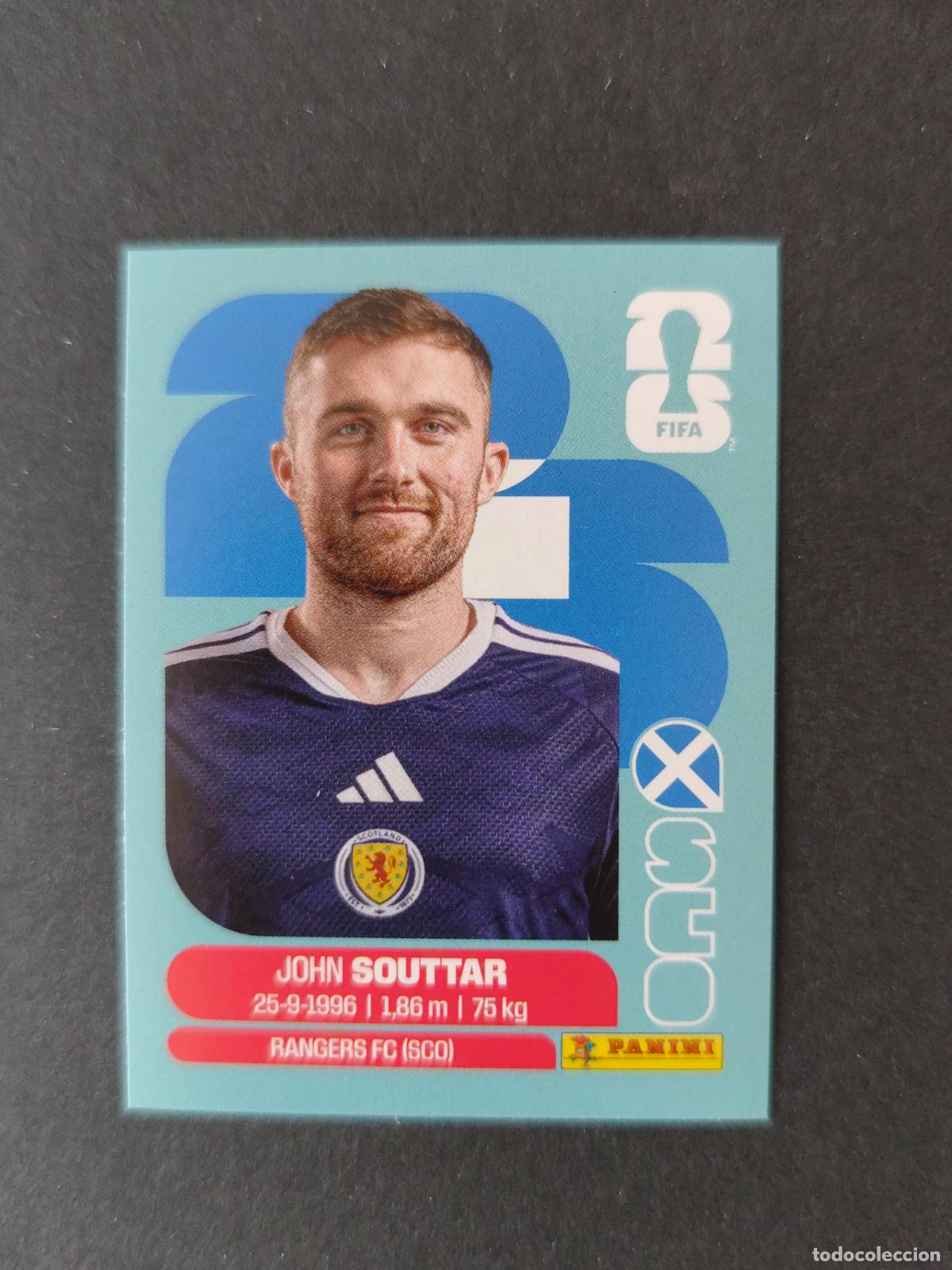 Cartes &agrave; collectionner de Football: SCO8 JOHN SOUTTAR 8 ESCOCIA MUNDIAL FIFA WORLD CUP 2026 STICKER PANINI SIN PEGAR