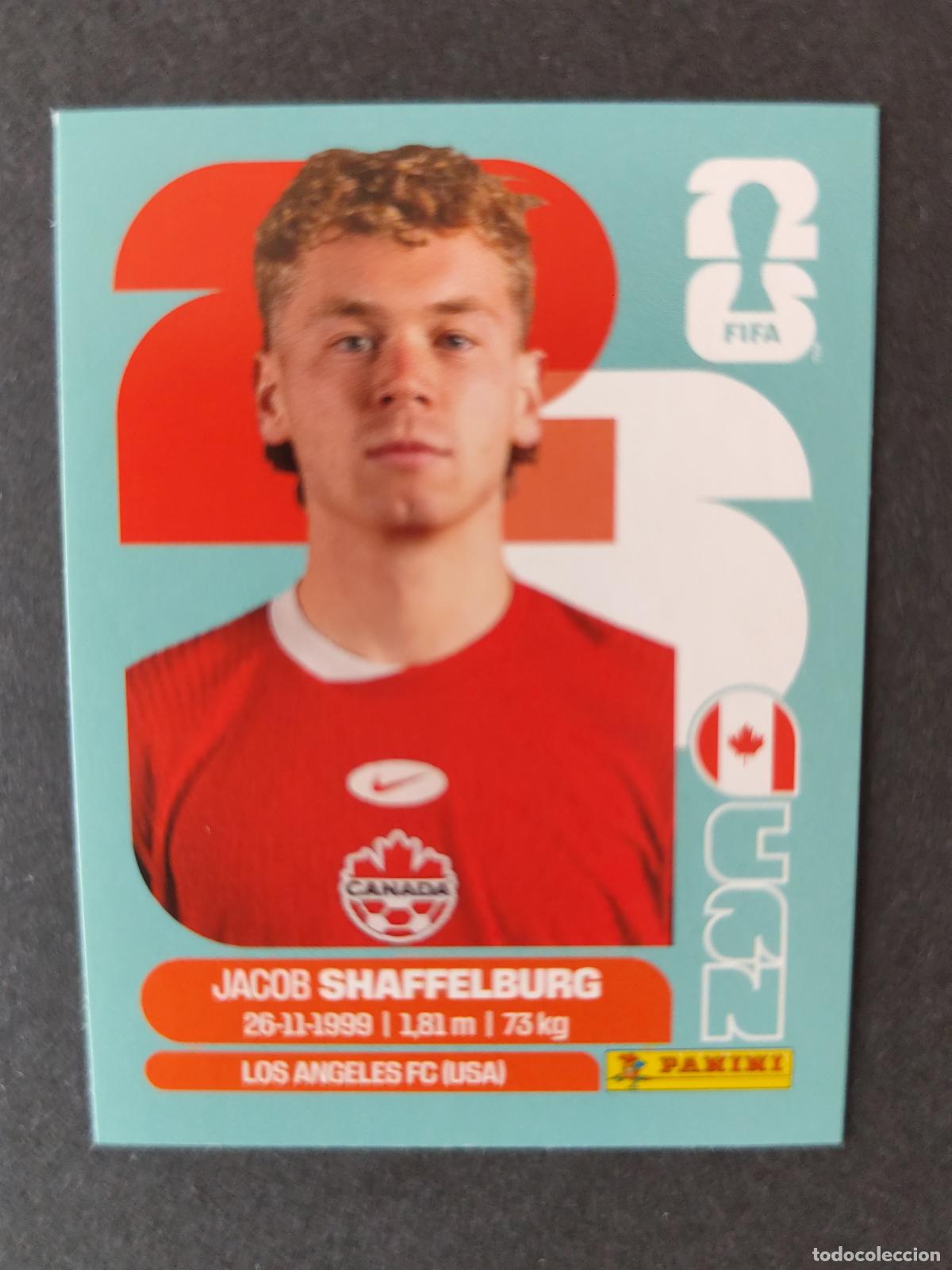 Cartes &agrave; collectionner de Football: CAN14 JACOB SHAFFELBURG 14 CANAD&Aacute; MUNDIAL FIFA WORLD CUP 2026 STICKER PANINI SIN PEGAR