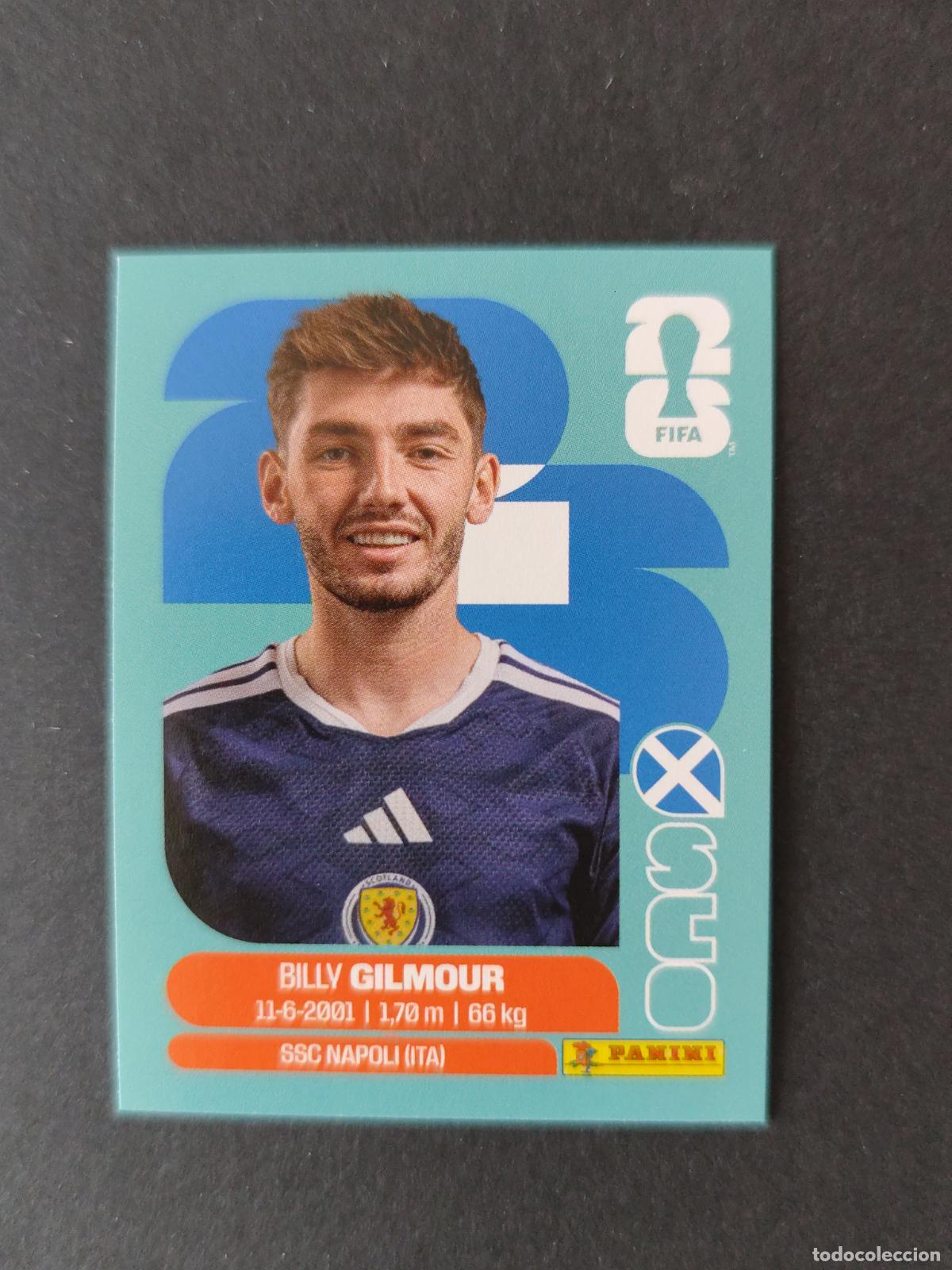 Cartes &agrave; collectionner de Football: SCO12 BILLY GILMOUR 12 ESCOCIA MUNDIAL FIFA WORLD CUP 2026 STICKER PANINI SIN PEGAR
