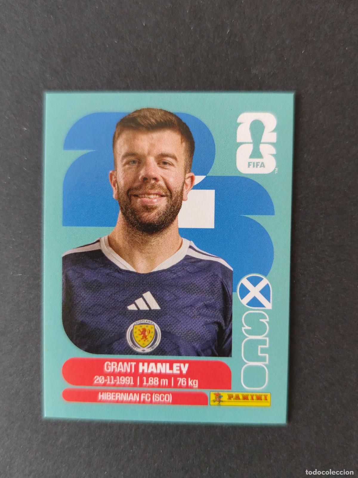 Cartes &agrave; collectionner de Football: SCO10 GRANT HANLEY 10 ESCOCIA MUNDIAL FIFA WORLD CUP 2026 STICKER PANINI SIN PEGAR