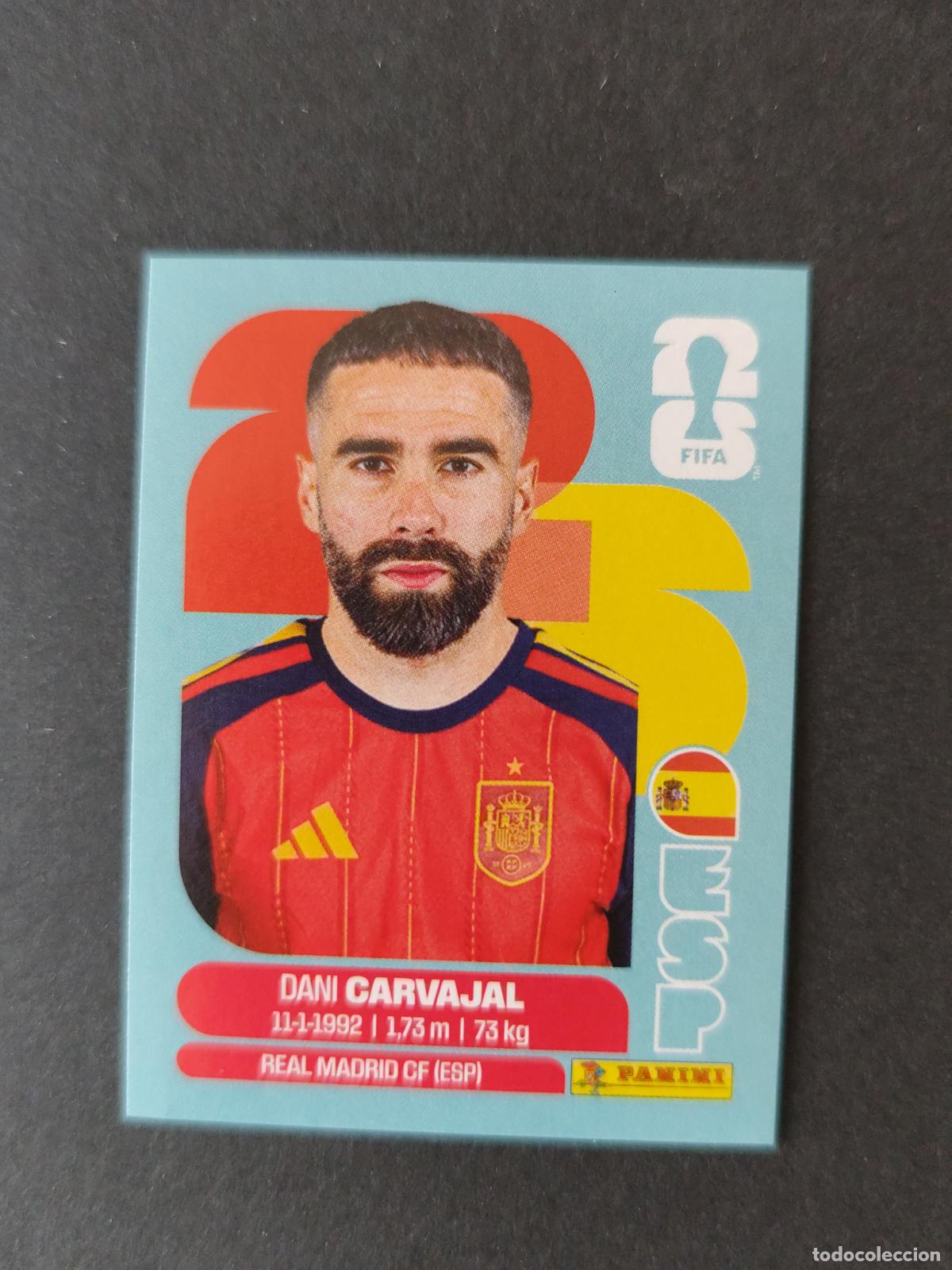 Cartes &agrave; collectionner de Football: ESP7 DANI CARVAJAL 7 ESPA&Ntilde;A MUNDIAL FIFA WORLD CUP 2026 STICKER PANINI SIN PEGAR