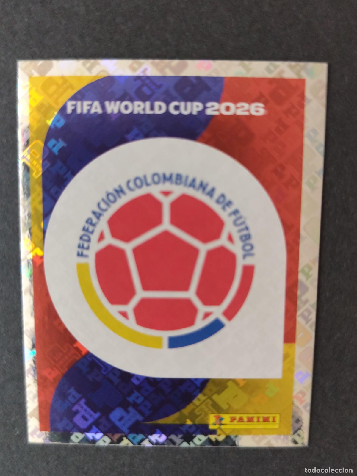 Cartes &agrave; collectionner de Football: COL1 EMBLEM ESCUDO 1 COLOMBIA MUNDIAL FIFA WORLD CUP 2026 STICKER PANINI SIN PEGAR