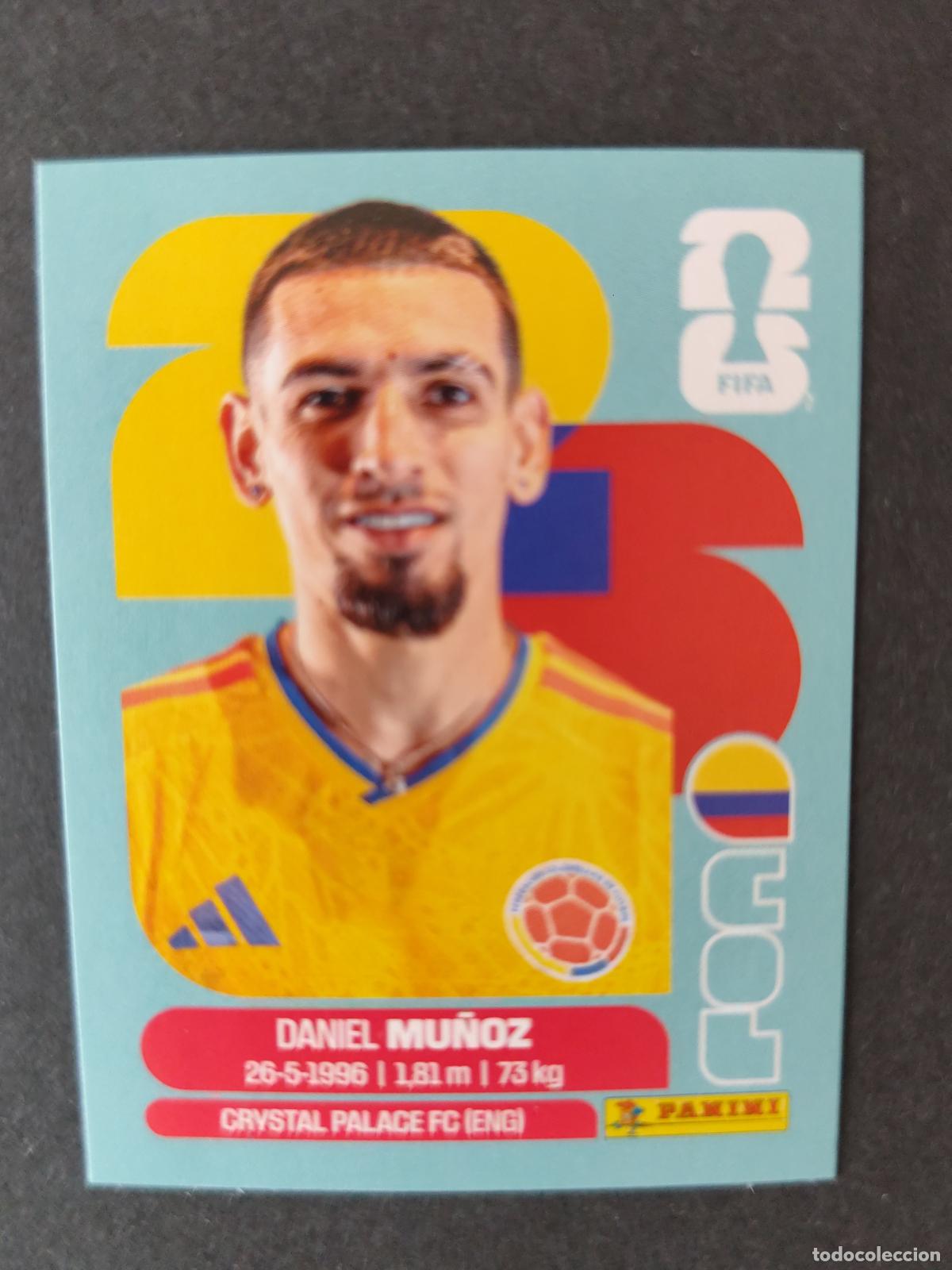Cartes &agrave; collectionner de Football: COL6 DANIEL MU&Ntilde;OZ 6 COLOMBIA MUNDIAL FIFA WORLD CUP 2026 STICKER PANINI SIN PEGAR