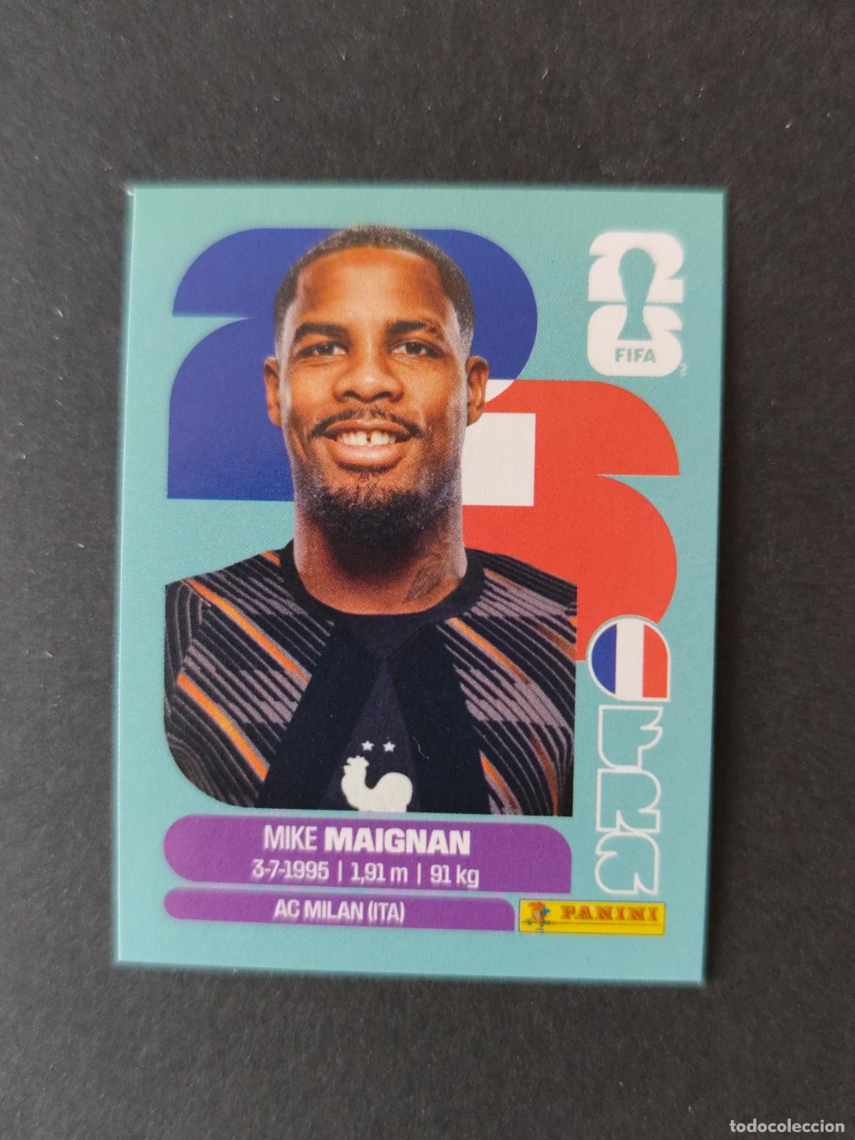 Cartes &agrave; collectionner de Football: FRA2 MIKE MAIGNAN 2 FRANCIA MUNDIAL FIFA WORLD CUP 2026 STICKER PANINI SIN PEGAR