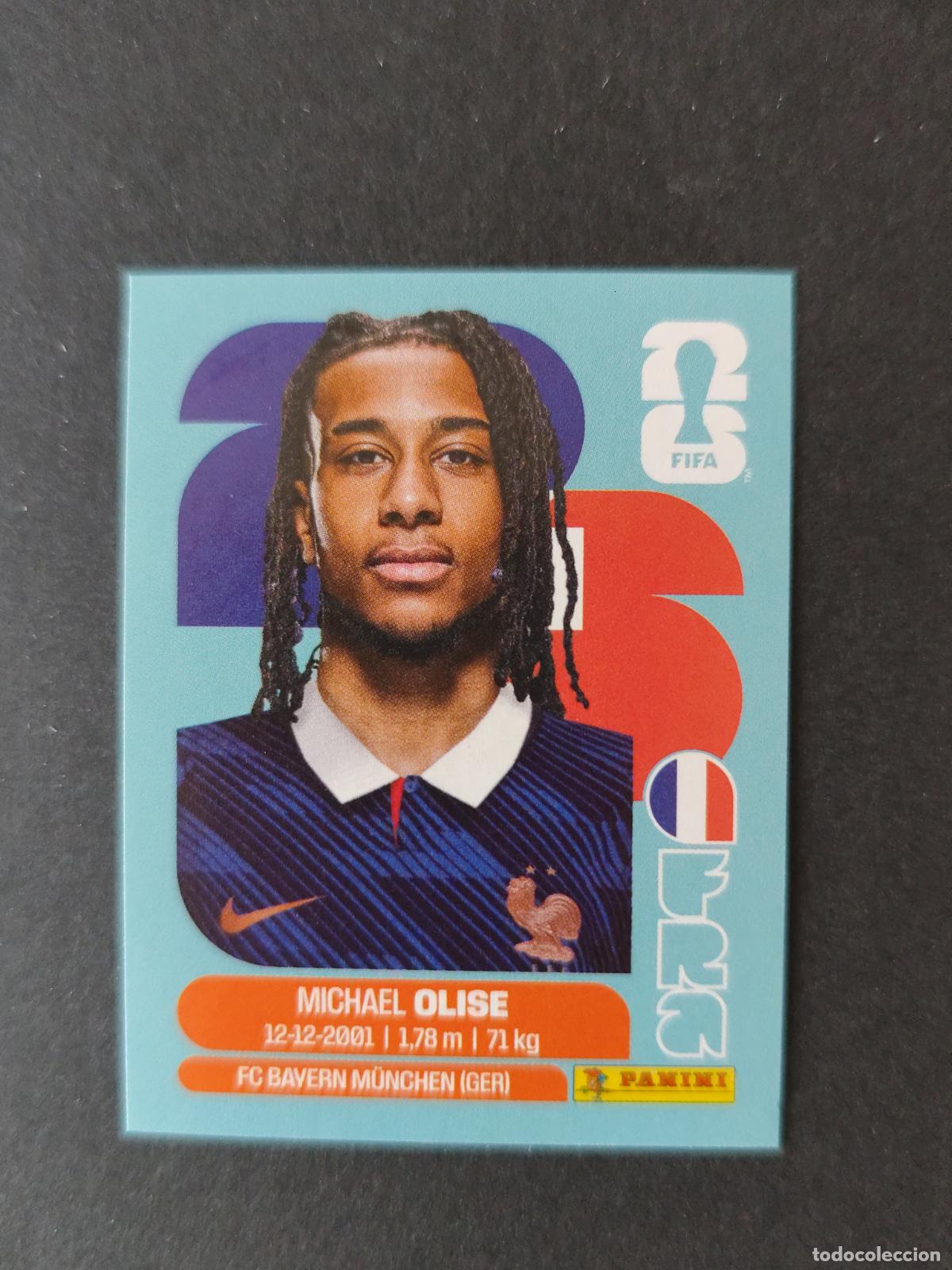 Cartes &agrave; collectionner de Football: FRA14 MICHAEL OLISE 14 FRANCIA MUNDIAL FIFA WORLD CUP 2026 STICKER PANINI SIN PEGAR
