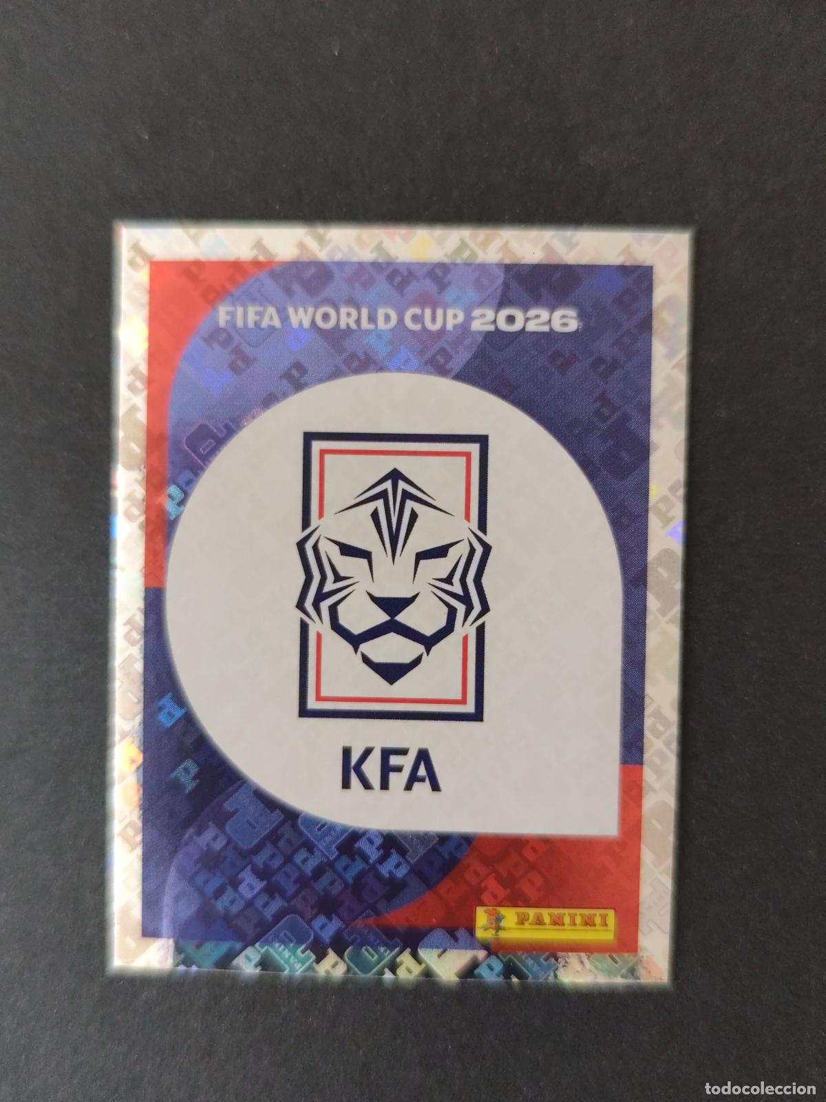 Cartes &agrave; collectionner de Football: KOR1 EMBLEM ESCUDO 1 COREA DEL SUR MUNDIAL FIFA WORLD CUP 2026 STICKER PANINI SIN PEGAR