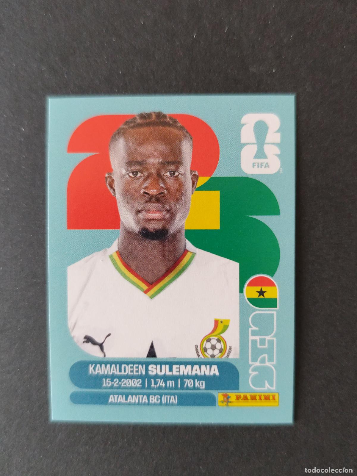 Cartes &agrave; collectionner de Football: GHA12 KAMALDEEN SULEMANA 12 GHANA MUNDIAL FIFA WORLD CUP 2026 STICKER PANINI SIN PEGAR