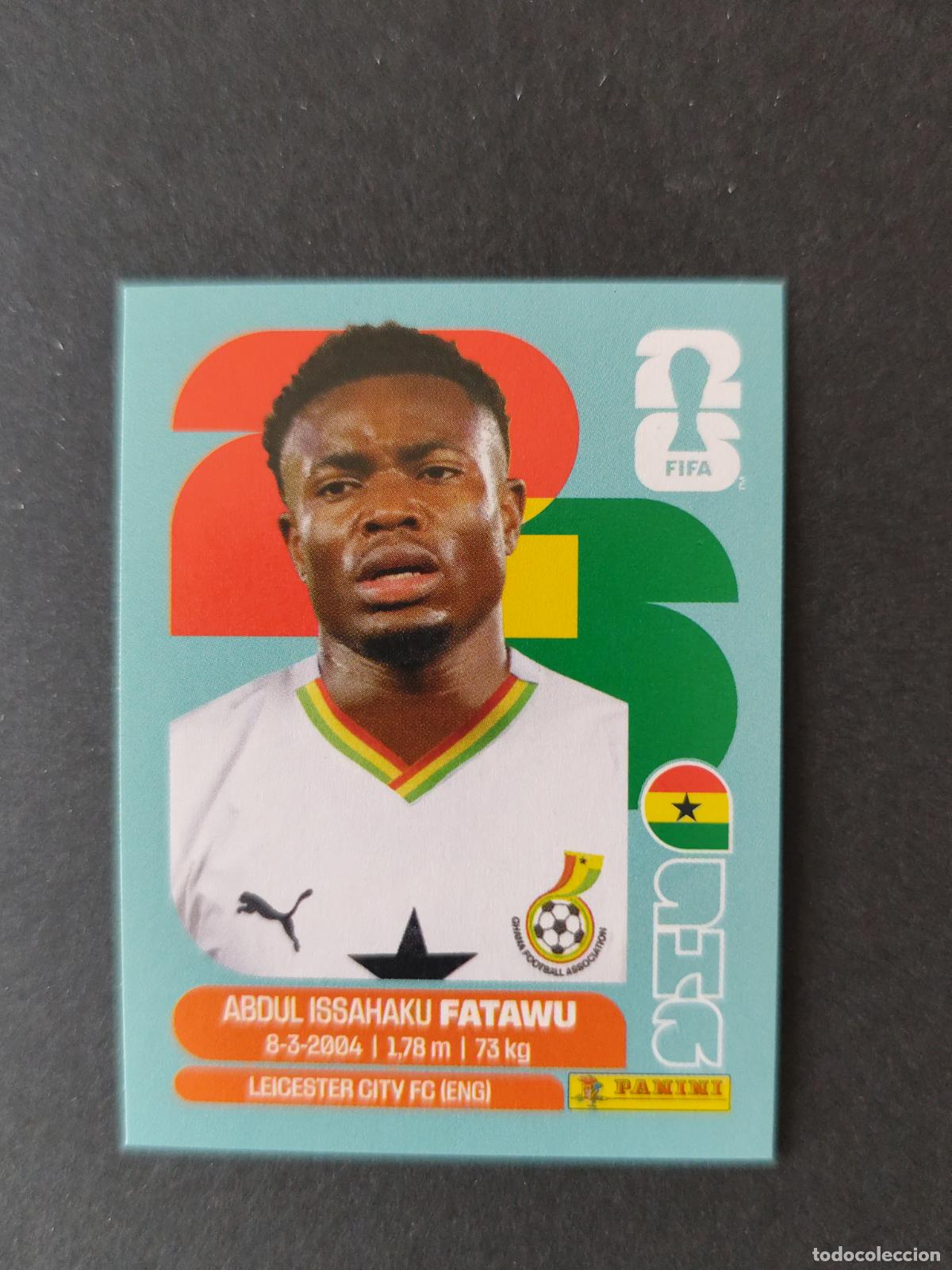 Cartes &agrave; collectionner de Football: GHA9 ABDUL FATAWU ISSAHAKU 9 GHANA MUNDIAL FIFA WORLD CUP 2026 STICKER PANINI SIN PEGAR