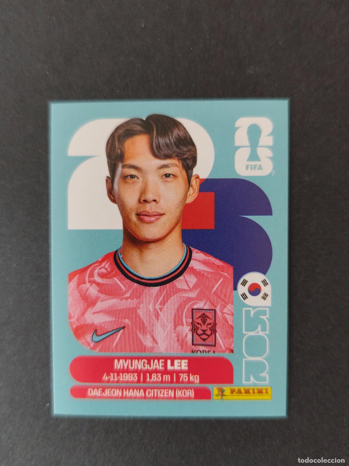 Cartes &agrave; collectionner de Football: KOR9 MYUNG-JAE LEE 9 COREA DEL SUR MUNDIAL FIFA WORLD CUP 2026 STICKER PANINI SIN PEGAR
