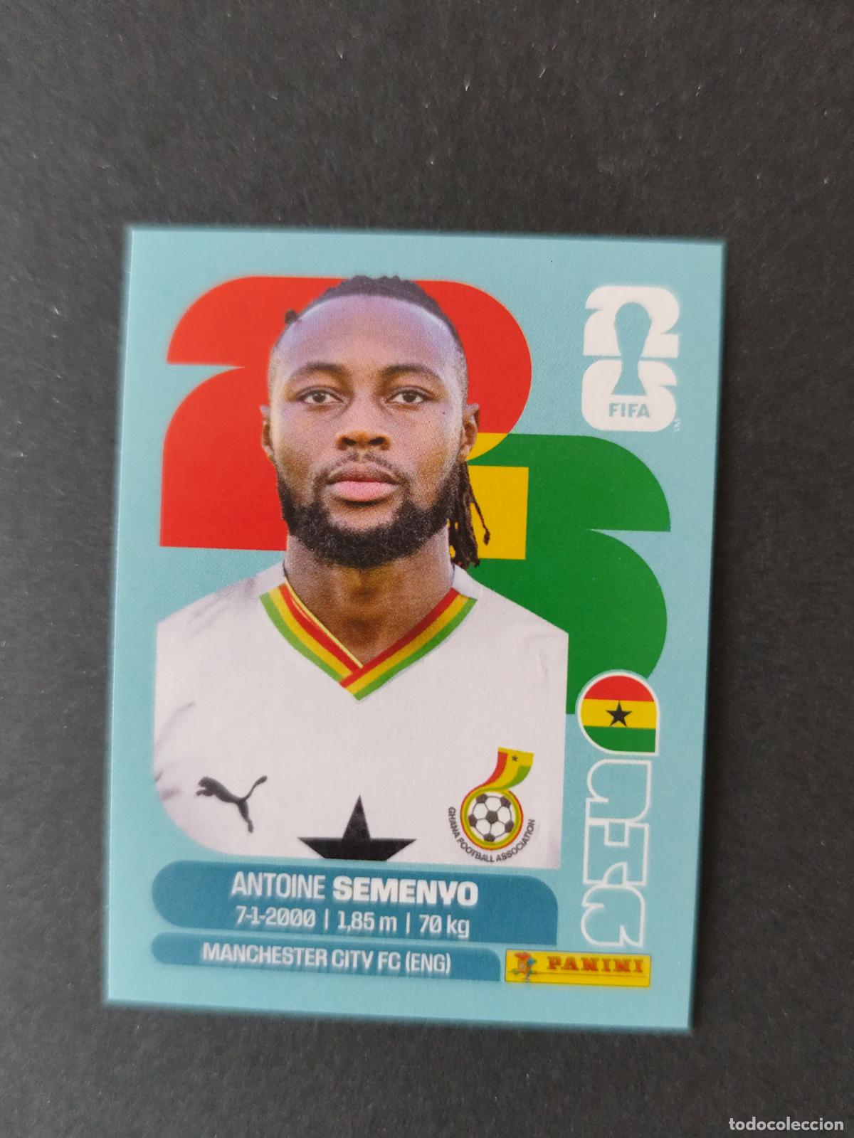Cartes &agrave; collectionner de Football: GHA20 ANTOINE SEMENYO 20 GHANA MUNDIAL FIFA WORLD CUP 2026 STICKER PANINI SIN PEGAR