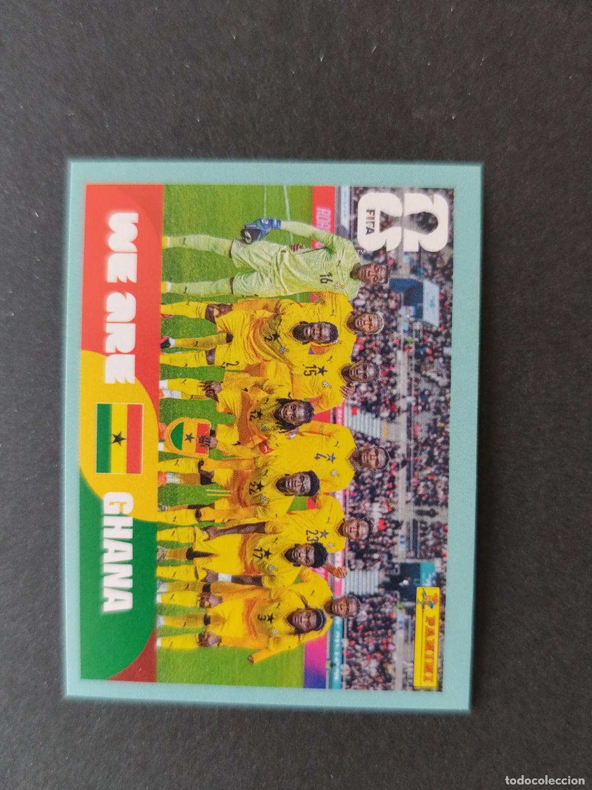 Cartes &agrave; collectionner de Football: GHA13 TEAM PHOTO EQUIPO 13 GHANA MUNDIAL FIFA WORLD CUP 2026 STICKER PANINI SIN PEGAR