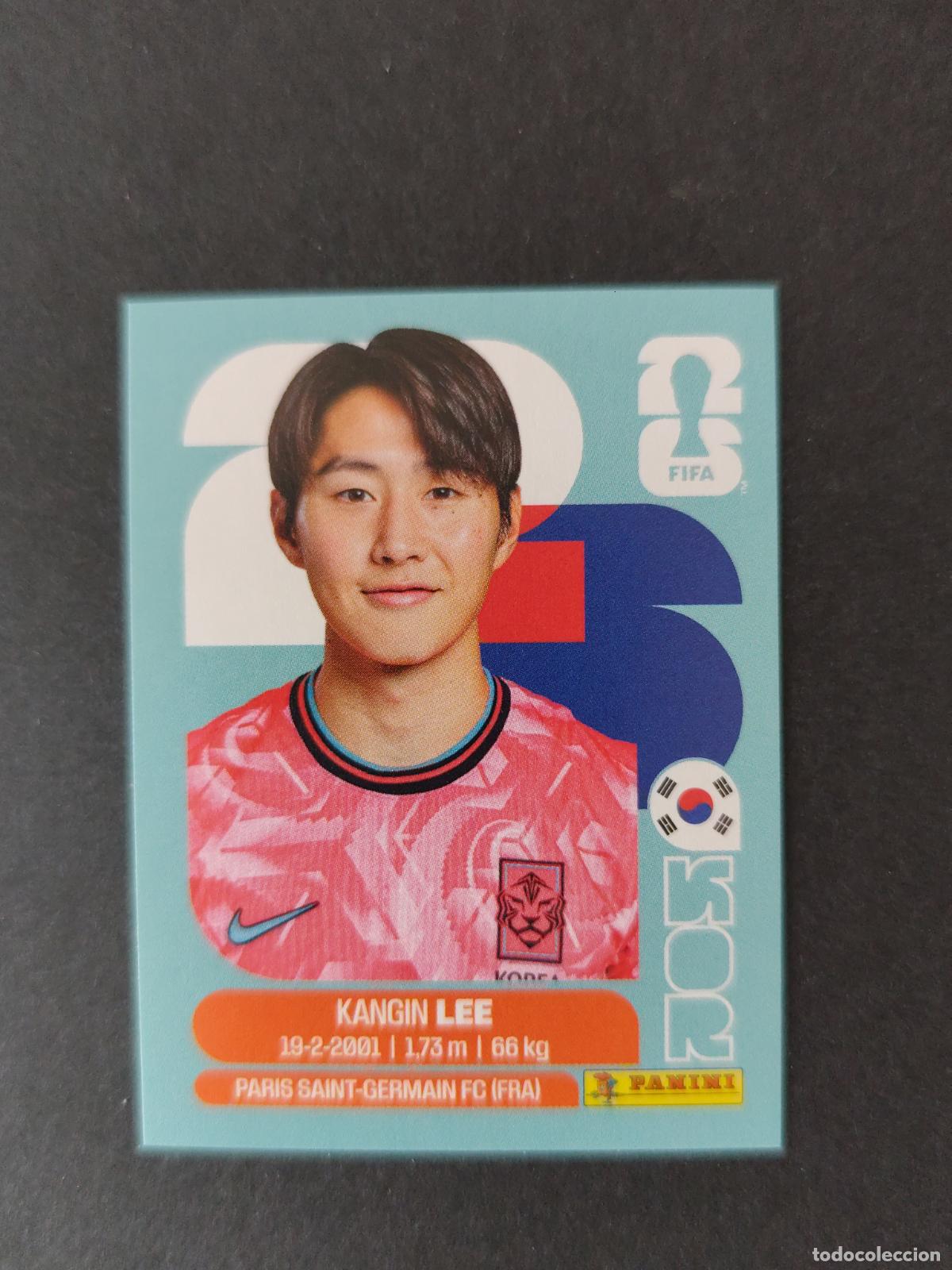 Fu&szlig;ball-Sticker: KOR12 KANG-IN LEE 12 COREA DEL SUR MUNDIAL FIFA WORLD CUP 2026 STICKER PANINI SIN PEGAR