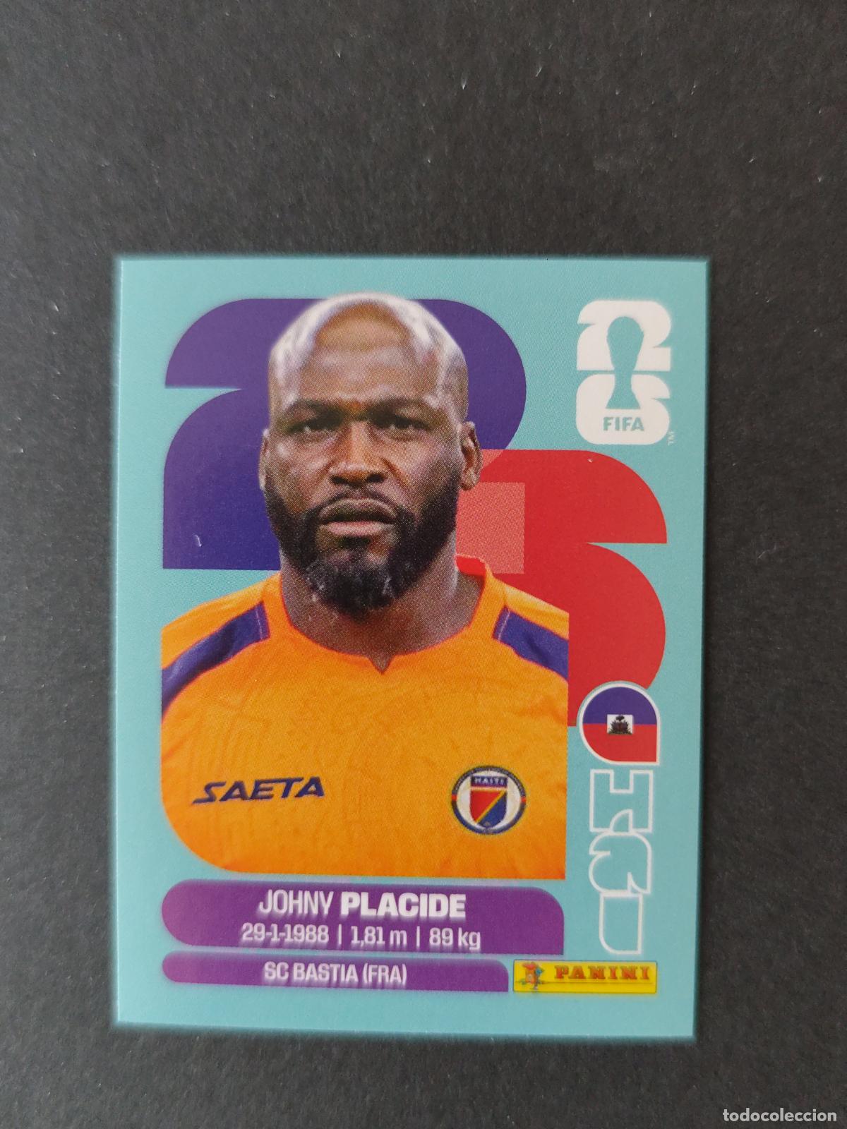 Fu&szlig;ball-Sticker: HAI2 JOHNY PLACIDE 2 HAIT&Iacute; MUNDIAL FIFA WORLD CUP 2026 STICKER PANINI SIN PEGAR